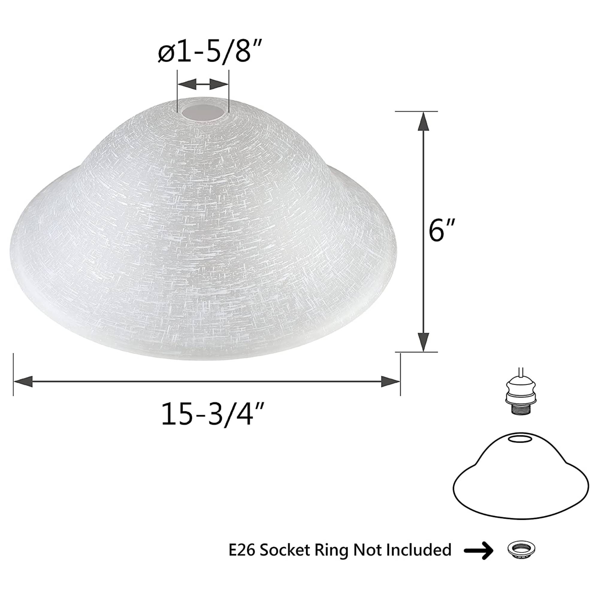 Aspen Creative Corporation 23504-01 Light-Shades - View #6