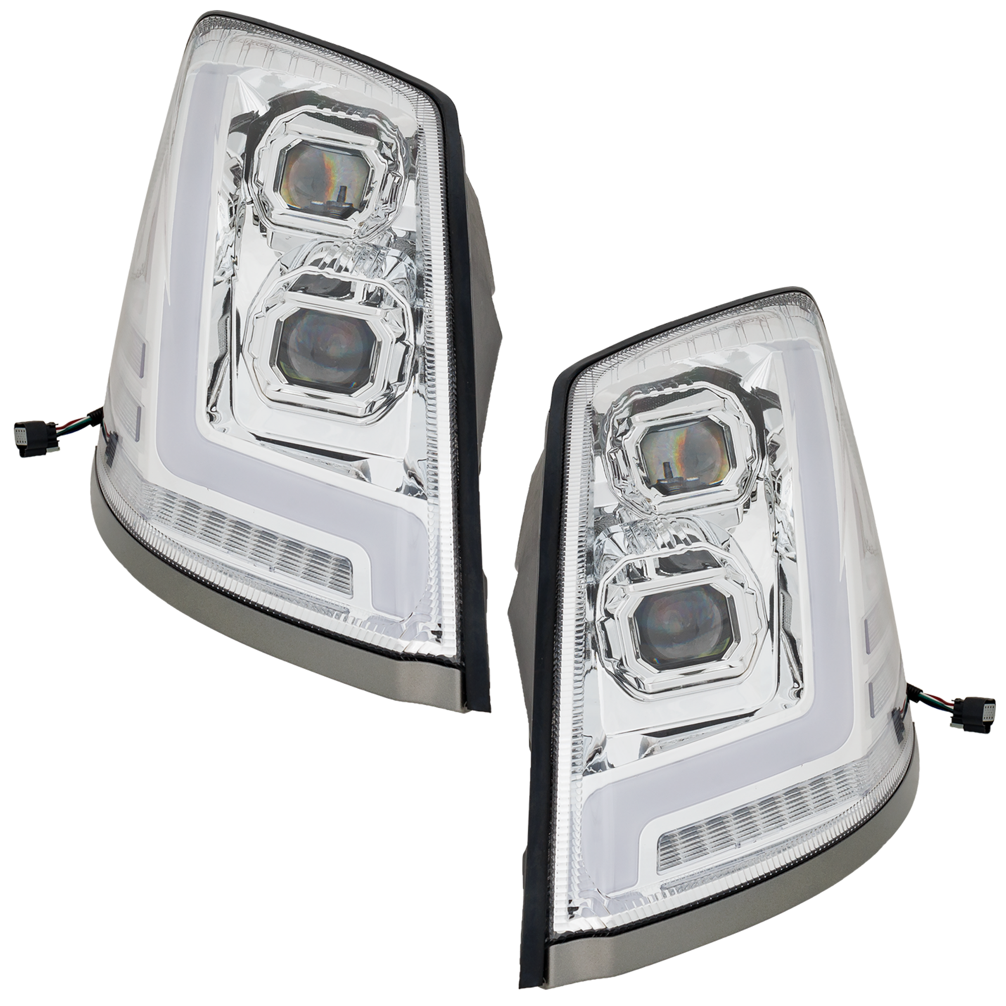 Garage-Pro GPRV10010026-HD Driver and Passenger Side LED Headlight For Volvo Vnl Base 2004-2015 Without Bulb(s) Replaces# 82329590 82329592