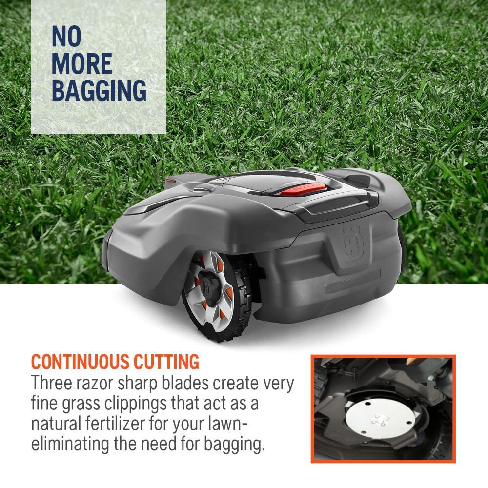 Husqvarna Automower 430XH Robotic Lawn Mower with GPS Assisted Navigation  (1/2 Acre To 1 Acre) at