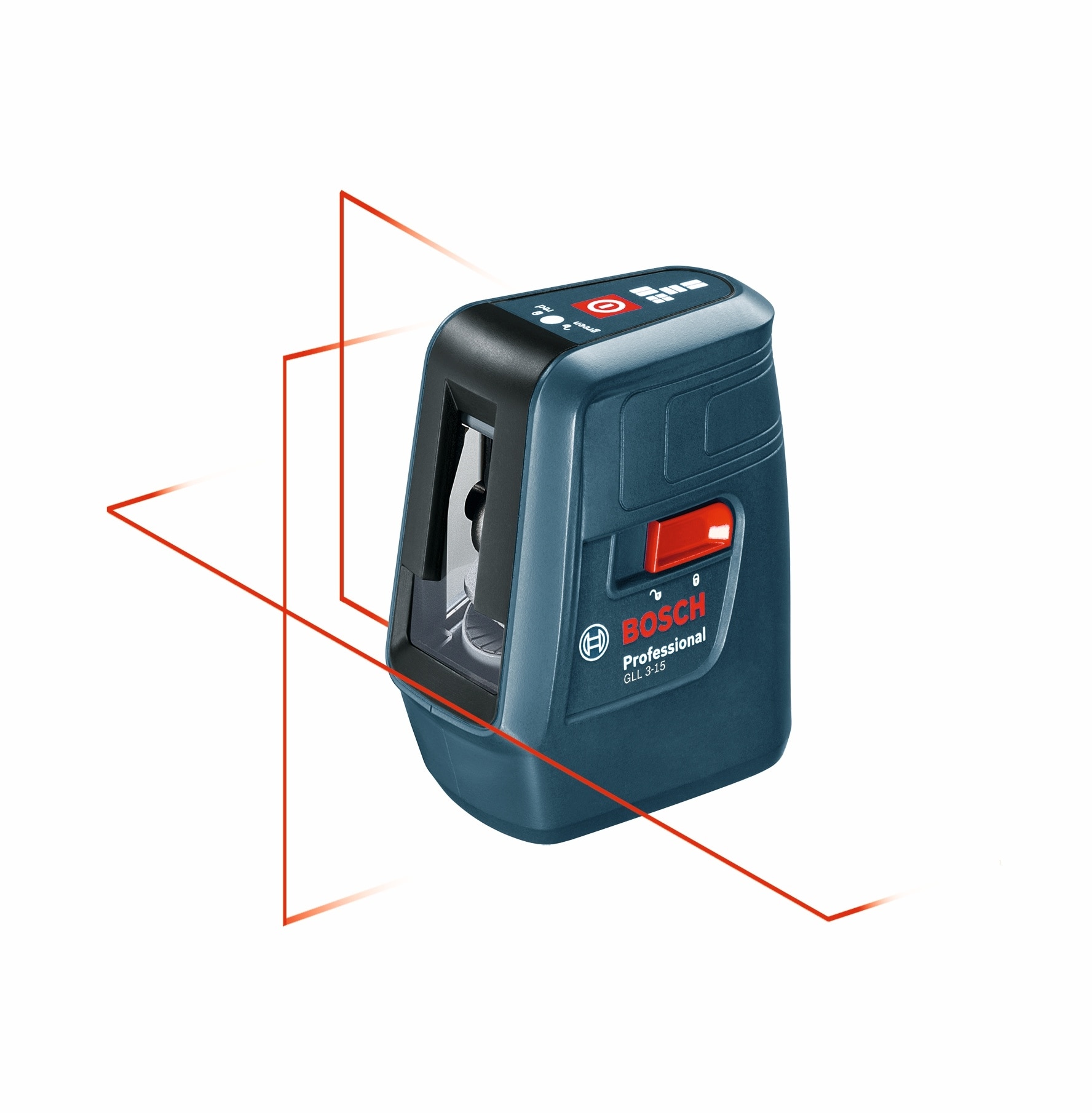 legal navegación Tener un picnic Bosch Red 50-ft Self-Leveling Indoor Line Generator Laser Level with Line  Beam in the Laser Levels department at Lowes.com