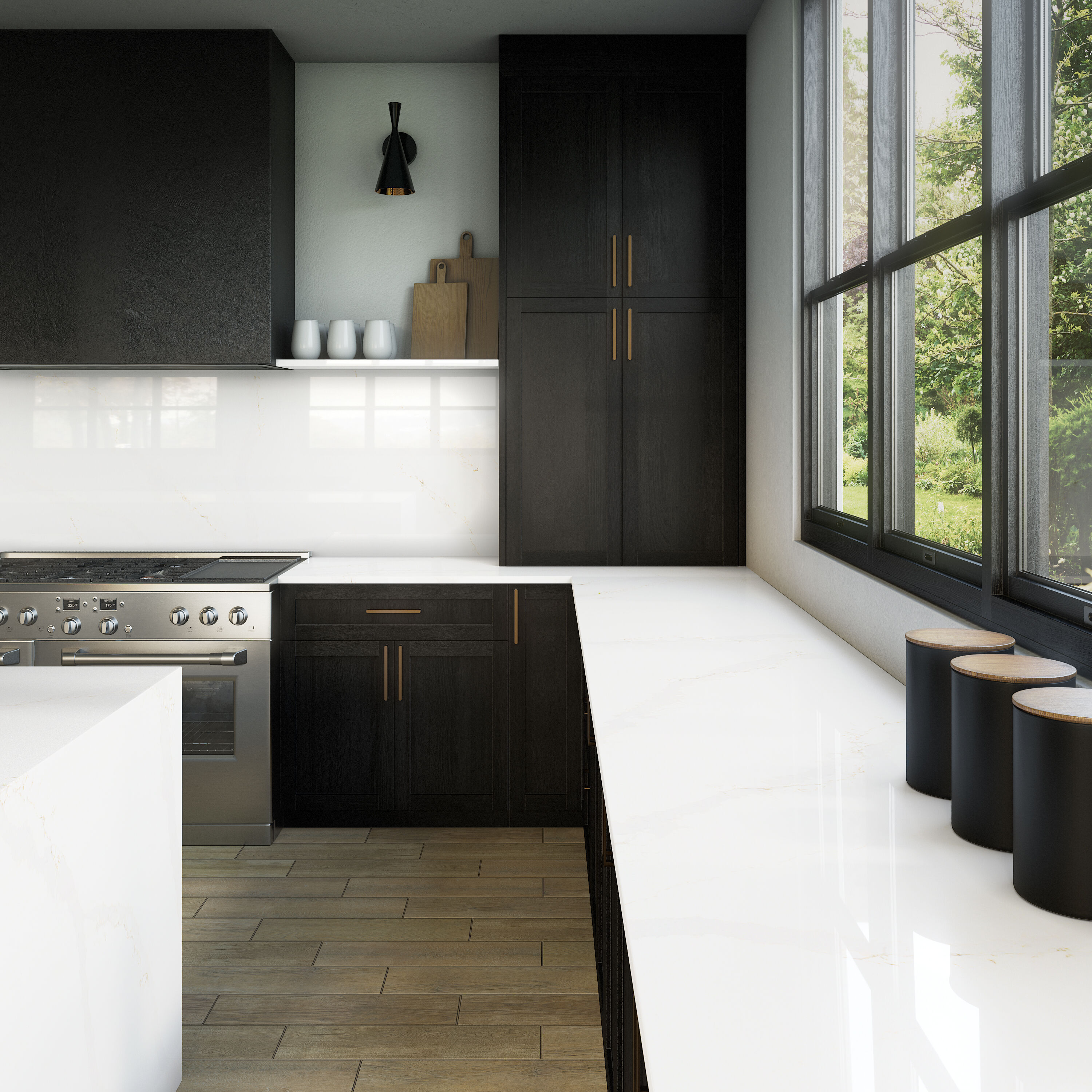 ONE Quartz OQ84SLBM11/4X1L Countertop-Samples - View #3