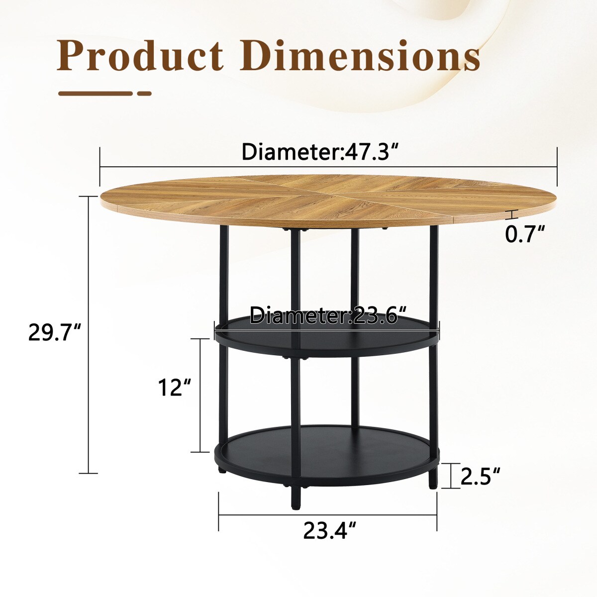 Streamdale Furniture W1151P428201 Dining-Tables - View #4