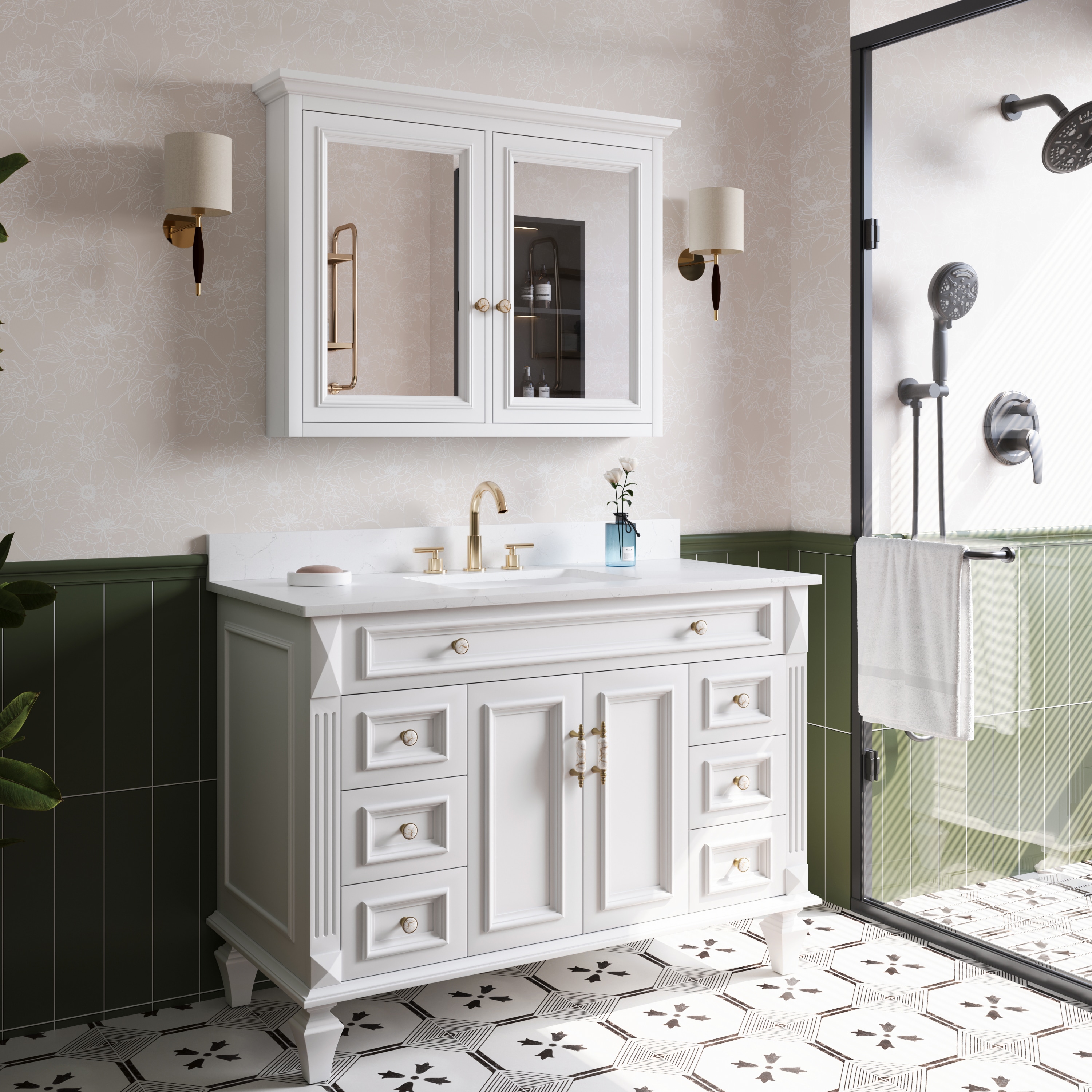 CALVON ZUHB-WT4030 Bathroom-Medicine-Cabinets - View #2