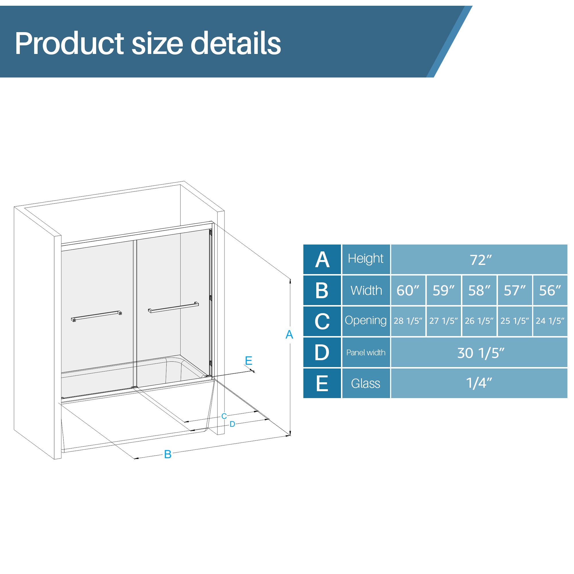 Dovelina FXLS0104-091601 Shower-Doors - View #3