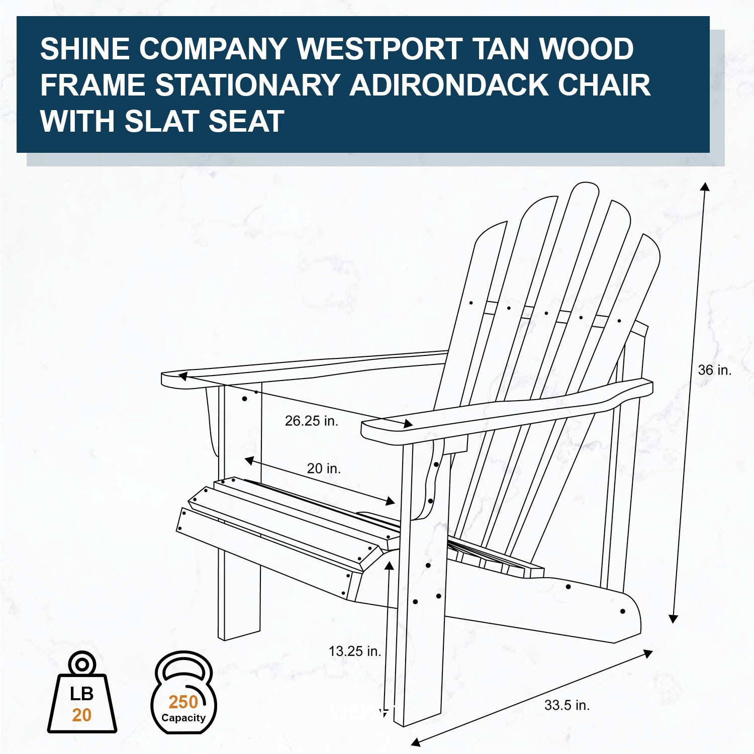 Shine Company 4611N Patio-Chairs - View #5