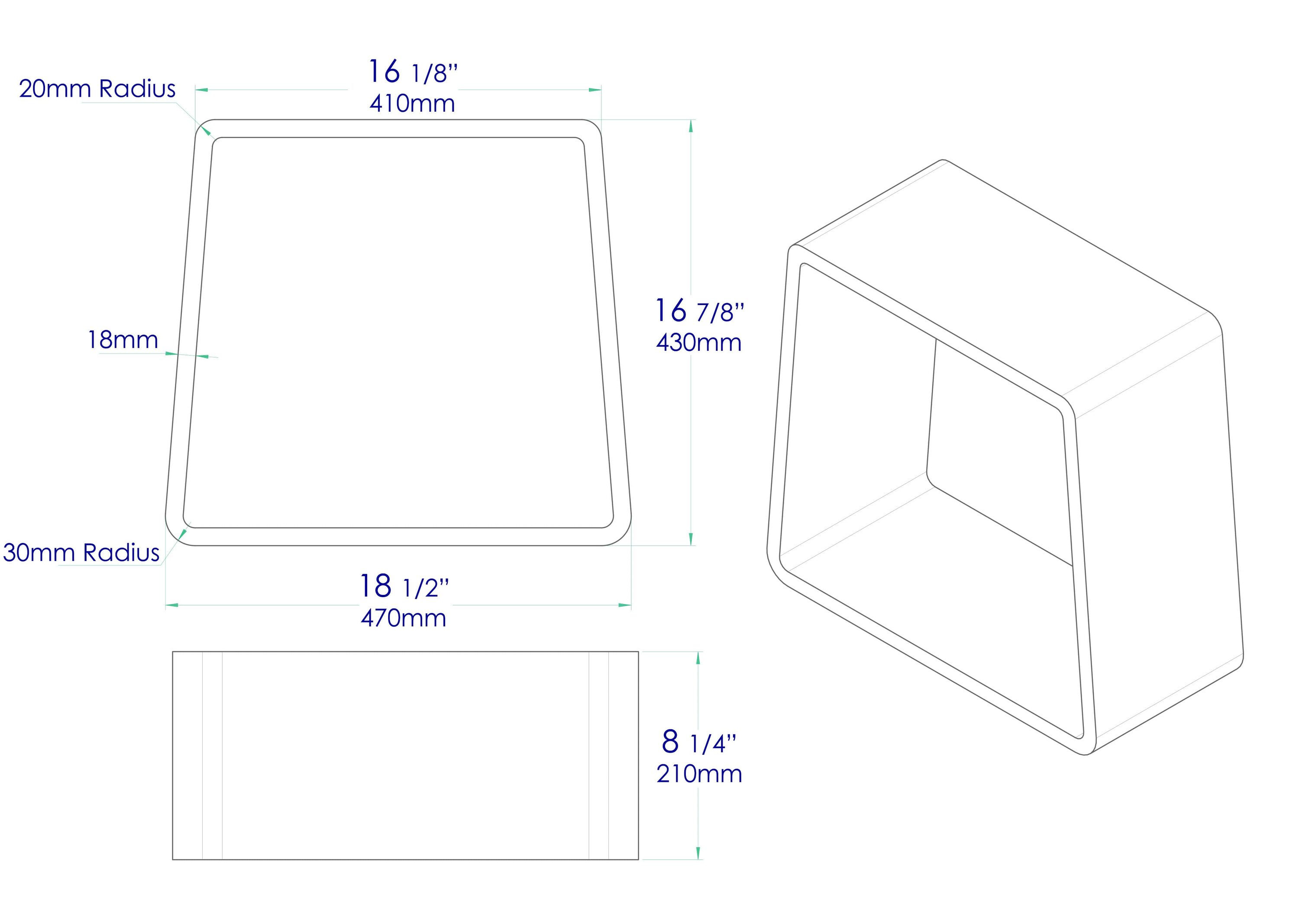 ALFI ABST55BM Vanity-Stools - View #5