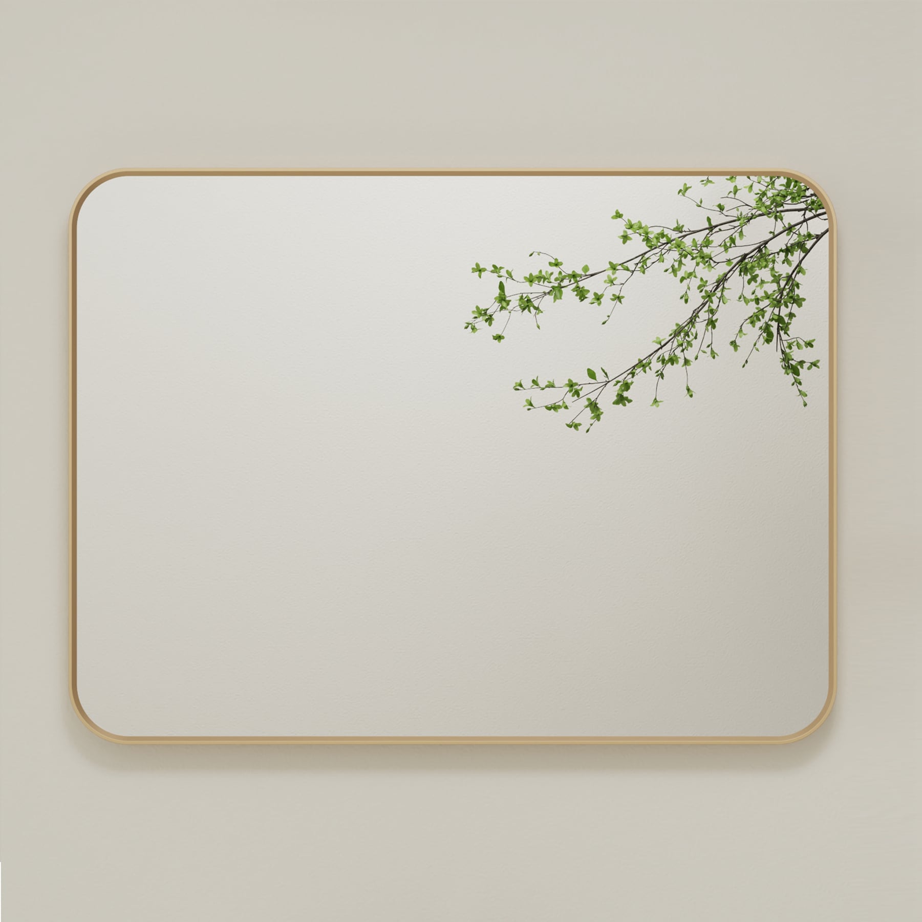 WELLFOR GIJ-MR01-2028GD Framed-Bath-Mirrors - View #5