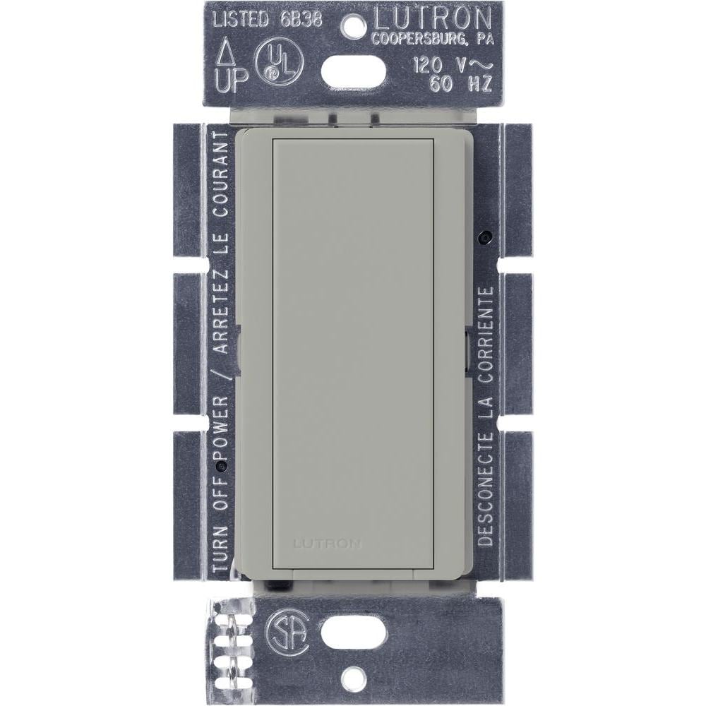 Lutron MA-AS-GR Maestro (For use Only with Maesto Digital Switches) 8-amp Multi-location Tap Light Switch , Gray