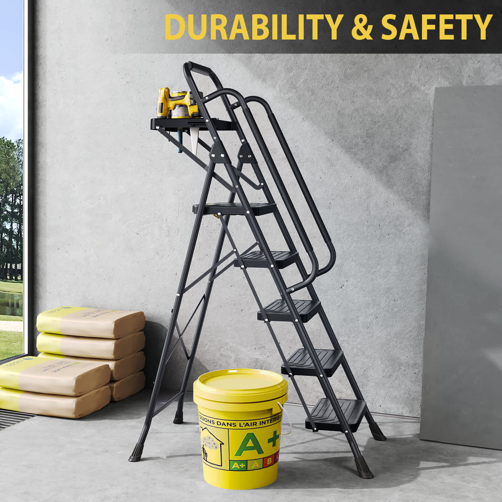 TITANKIT PRO MP-2224-5D-DF Step-Ladders - View #2