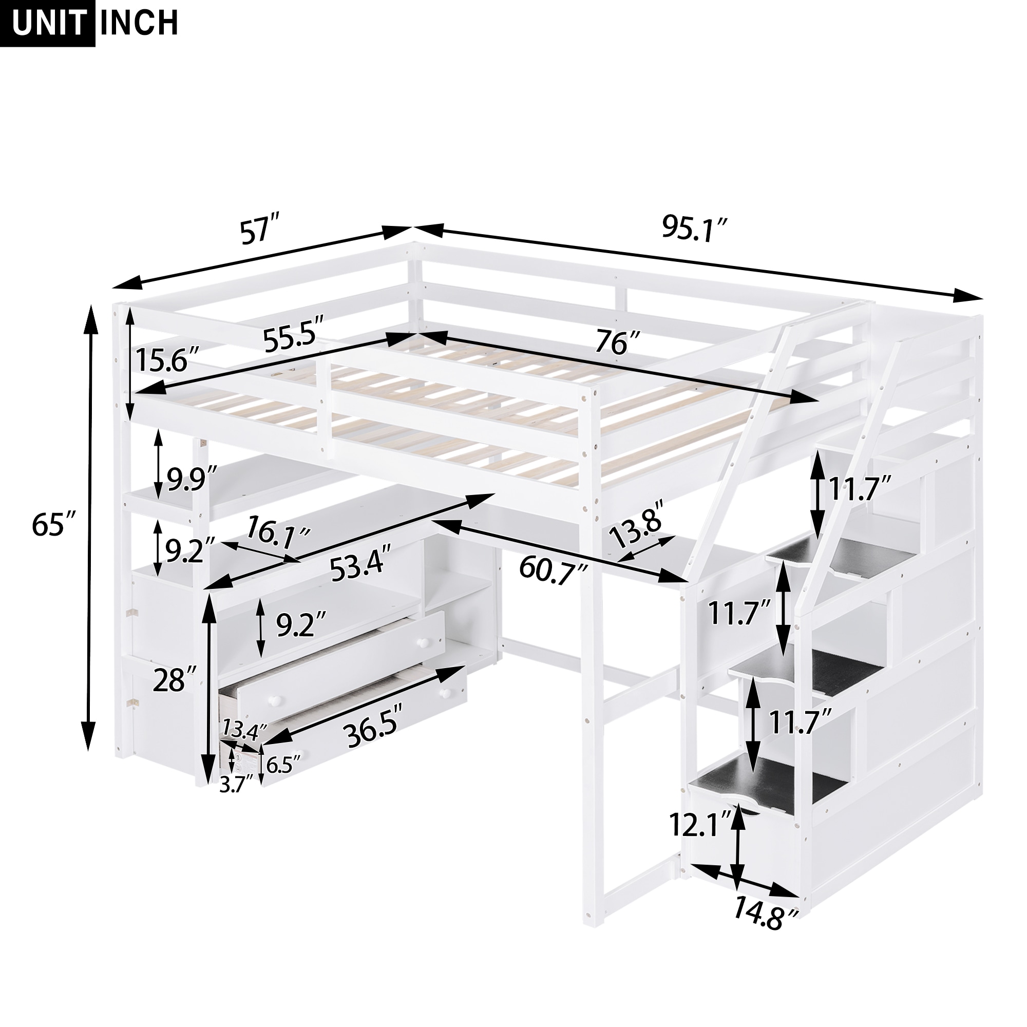 LOVMOR SF-M-GX000426AAK Bunk-Beds - View #5