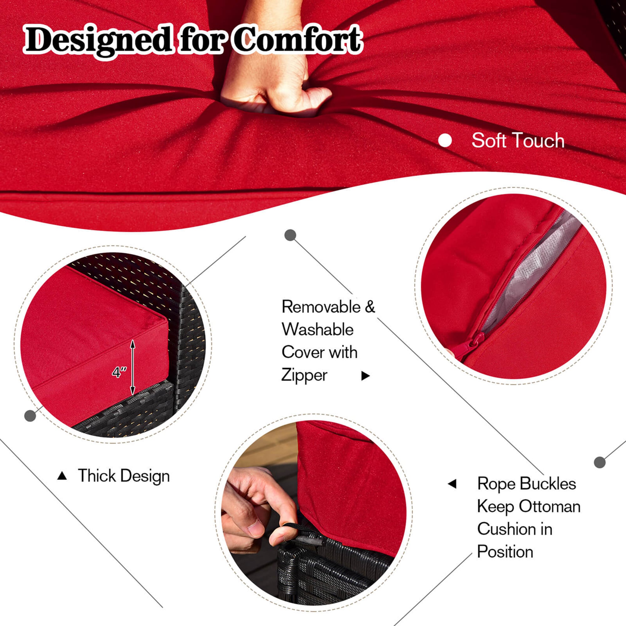 Costway HCST00659 Patio-Conversation-Sets - View #5