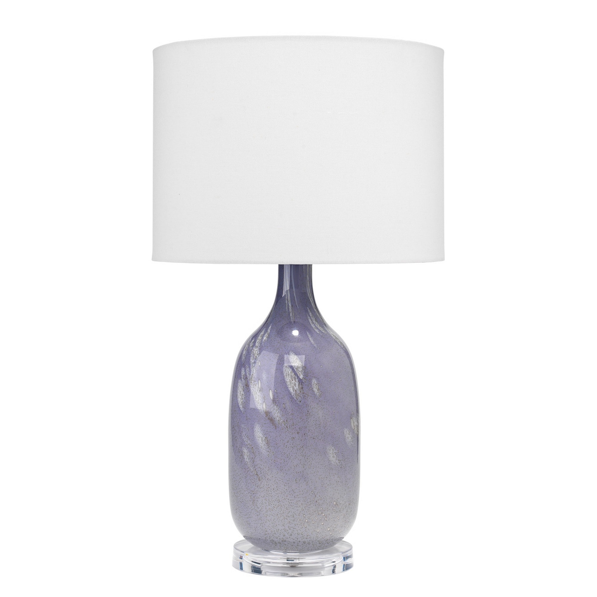 Benzara BM241154 26-in Gray LED Table Lamp with Fabric Shade
