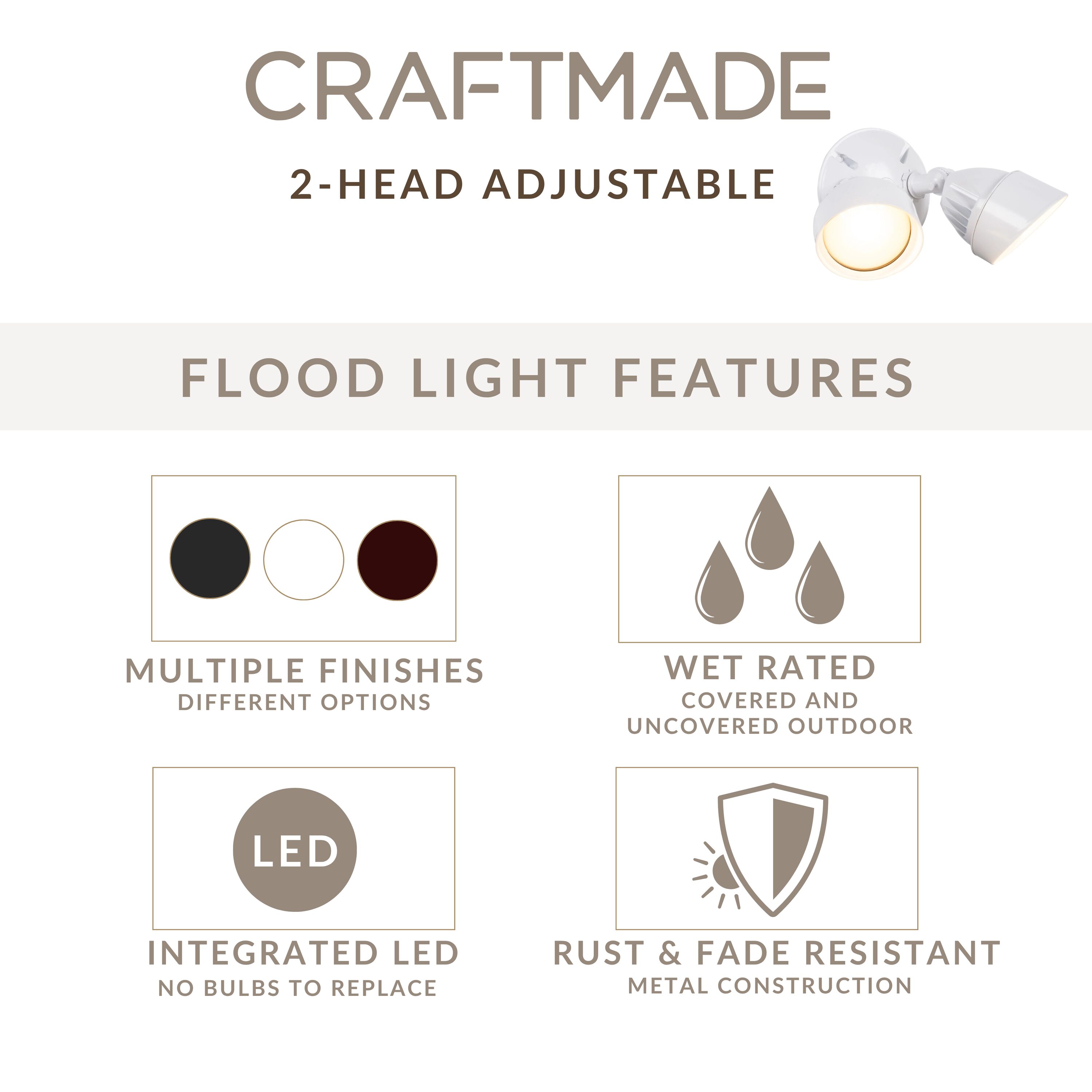 Craftmade Z422-W-LED Spot-Lights - View #3
