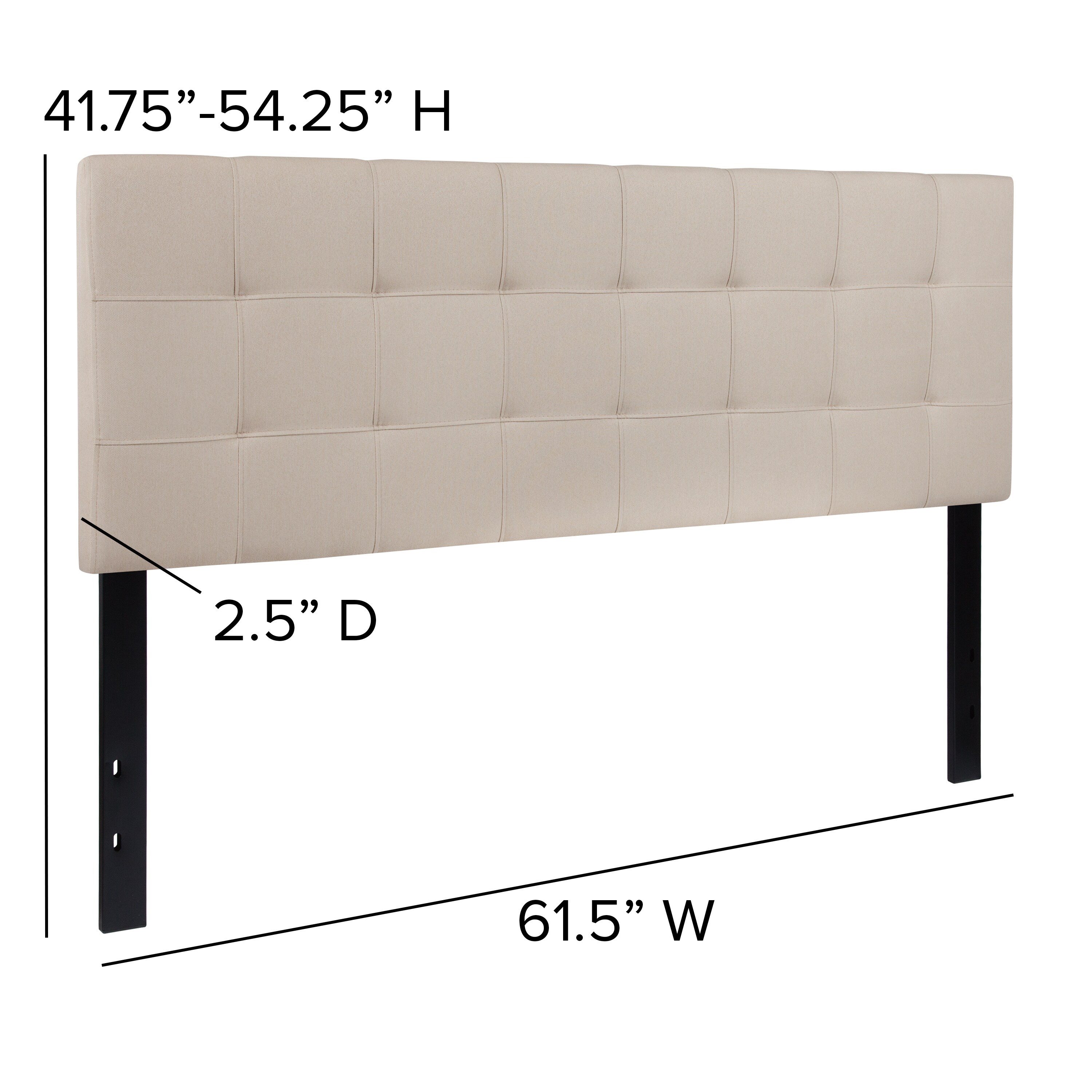 Emma + Oliver 889142475033 Upholstered-Headboards - View #4