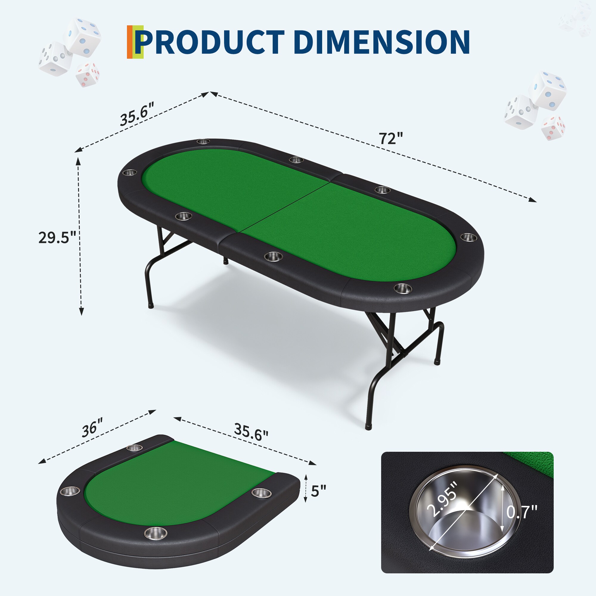 Garvee SXJQWSNLG14563 Multi-Game-Tables - View #3