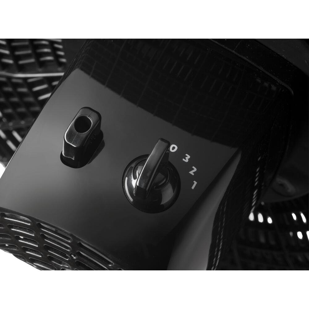 Lasko 16-Inch Black Adjustable Oscillating Pedestal Fan