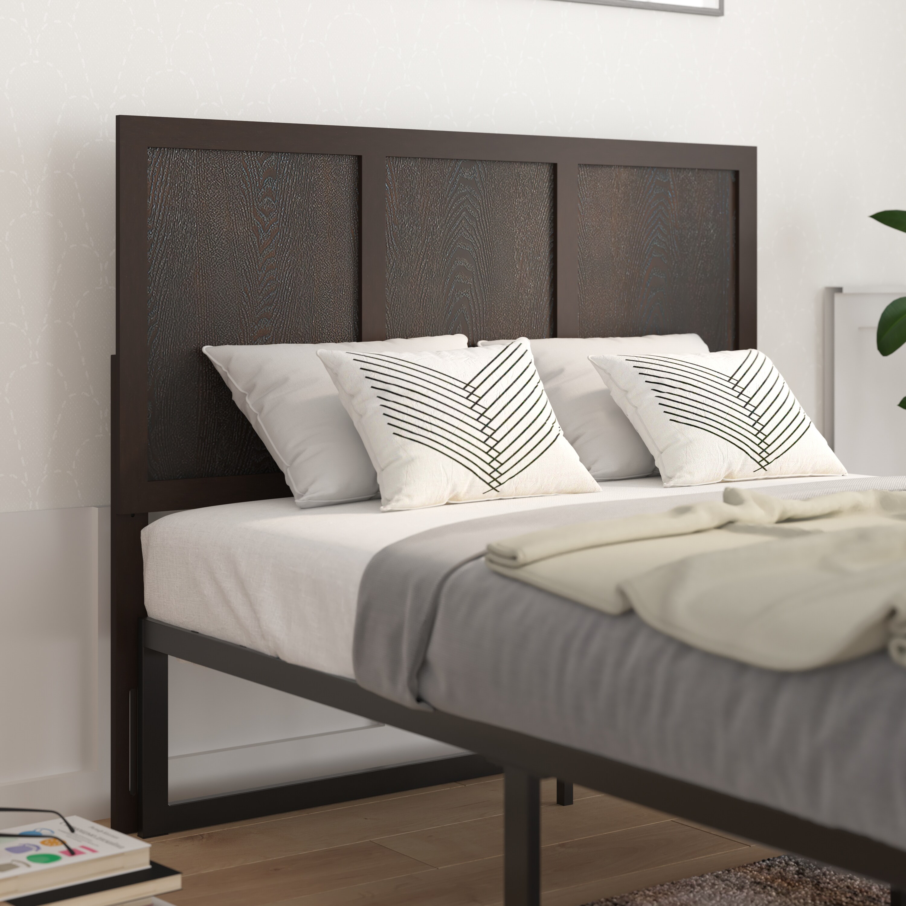 Taylor & Logan 196861018879 Oakley Dark Brown Full Headboard