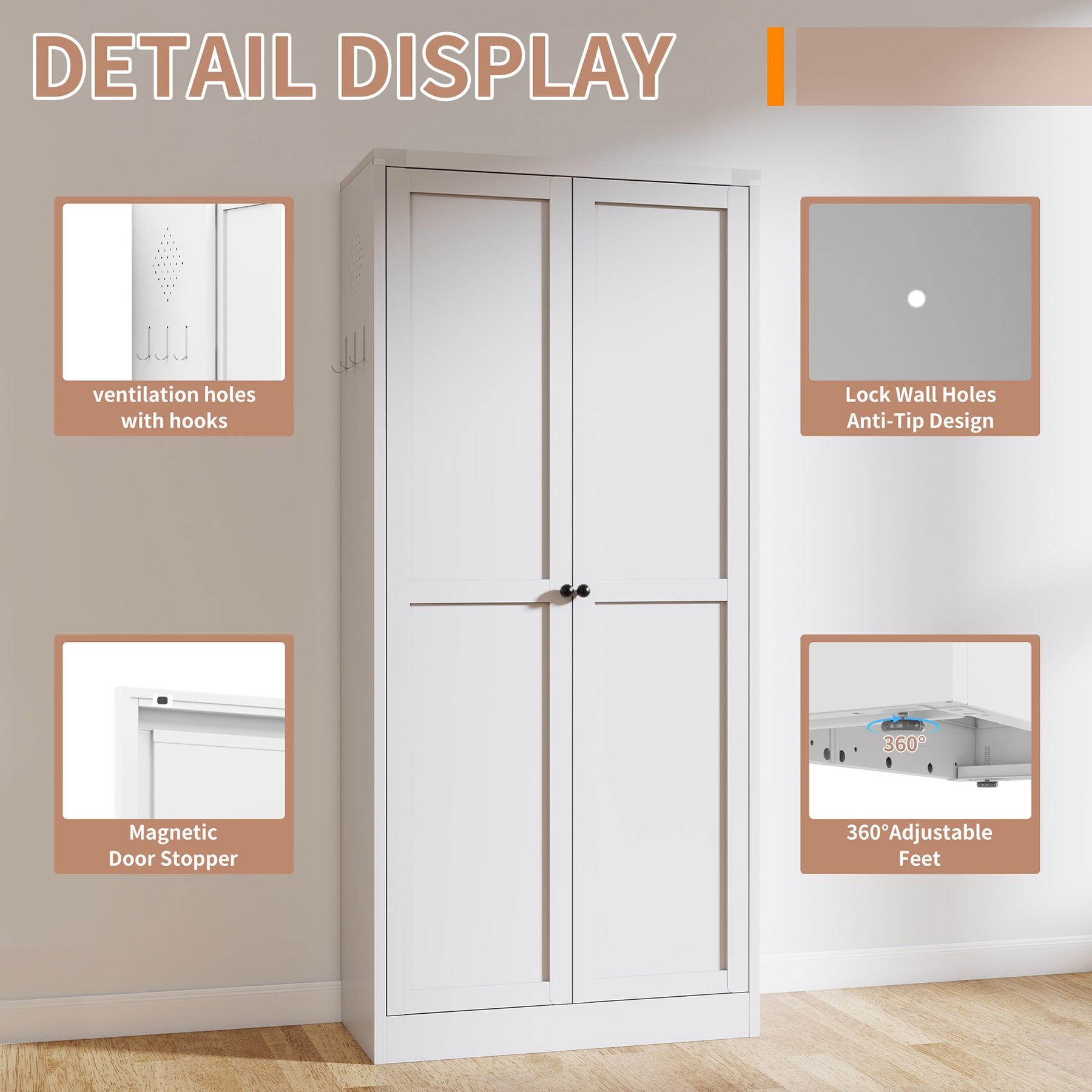 SINOFURN SYC500010GY Dining-Kitchen-Storarge - View #16