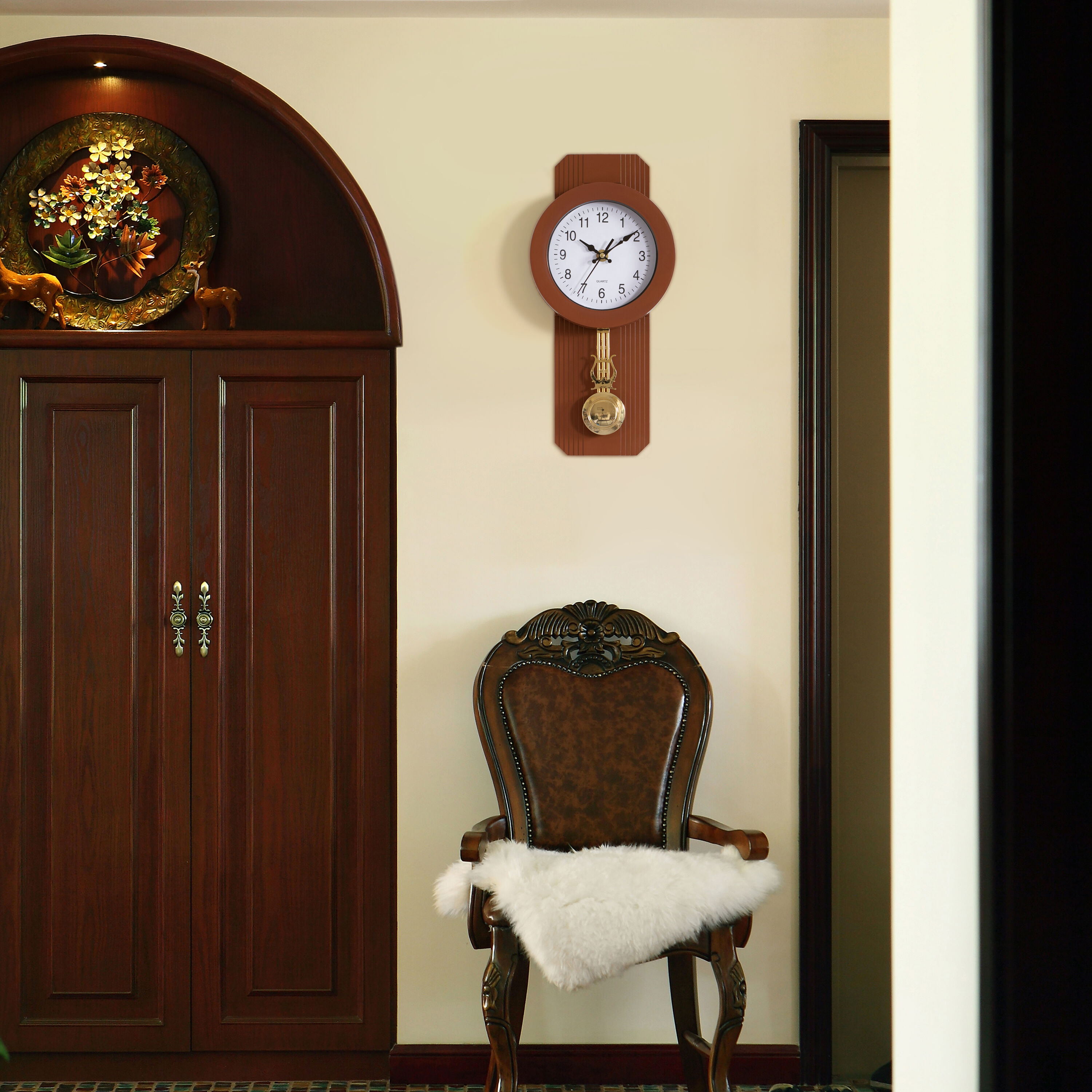 Clockswise QI004509.BN Indoor-Outdoor-Clocks - View #2