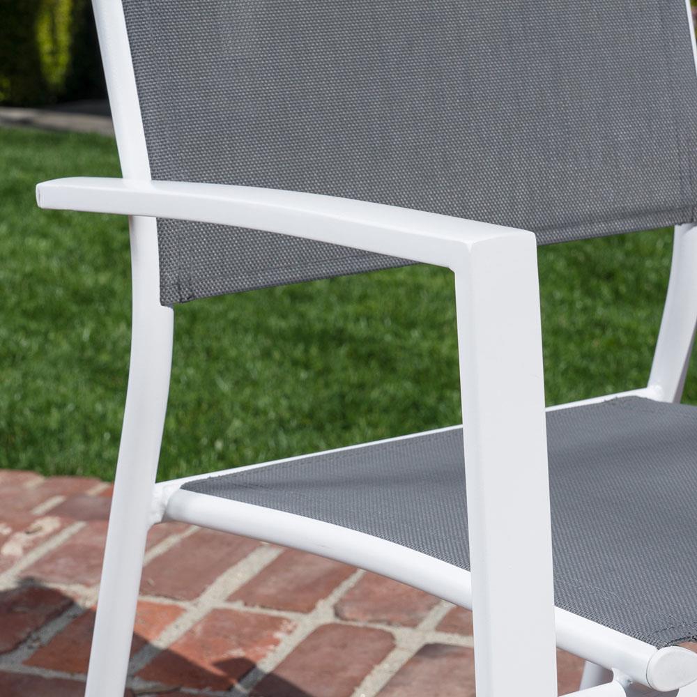 Mod Furniture HARPDN11PC-WHT Patio-Dining-Sets - View #5