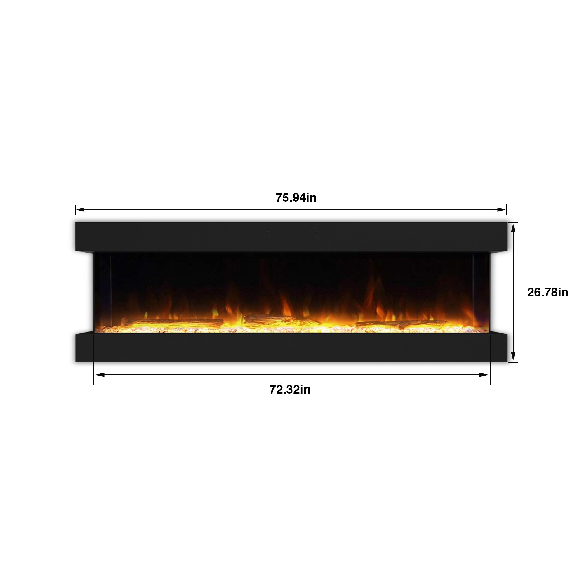 EdenDirect LW-TS72 Electric-Fireplaces - View #5