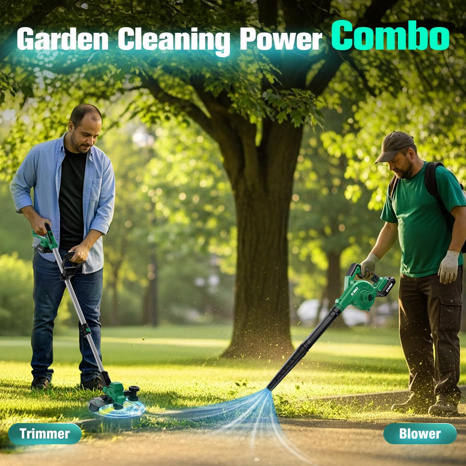 KIMO KIMO-93802-6304-2AX2 Cordless-String-Trimmers - View #2