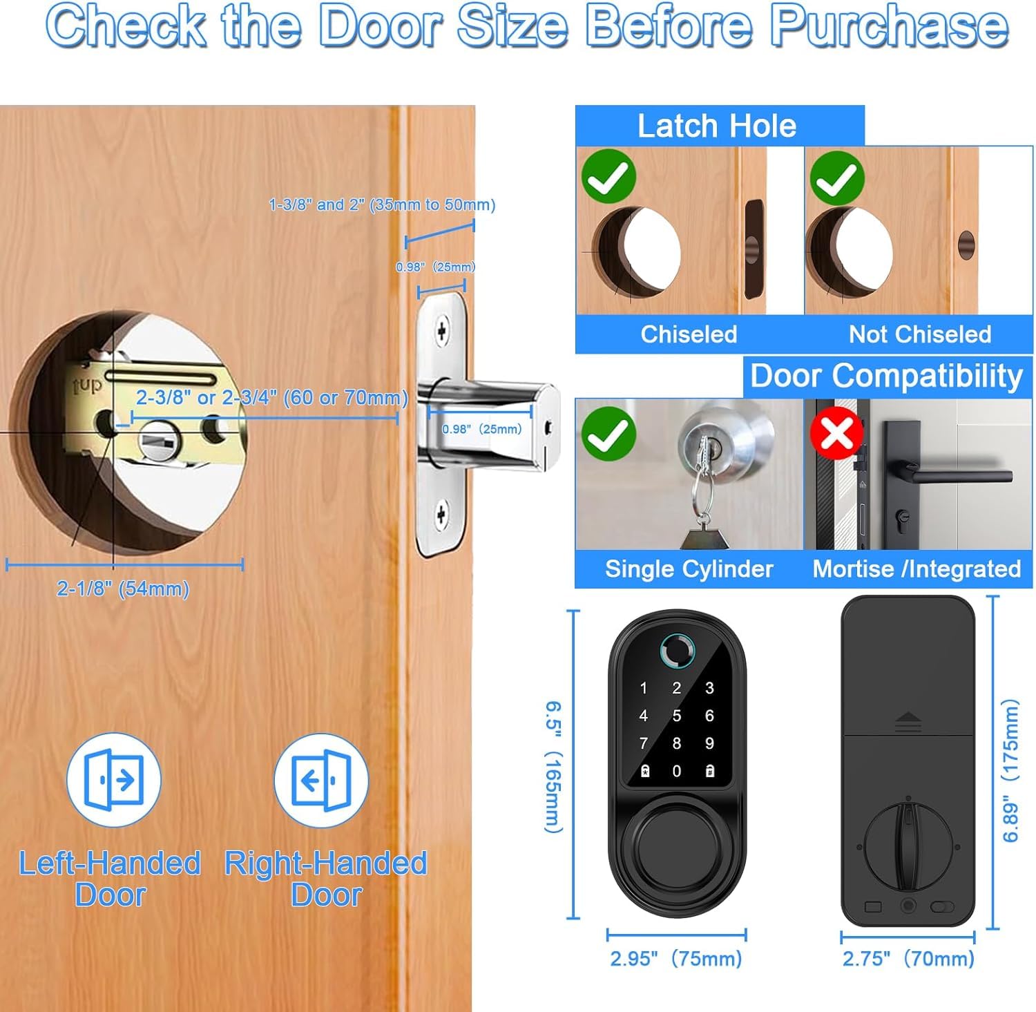 DYRCJ LDY0803E340 Electronic-Door-Locks - View #7