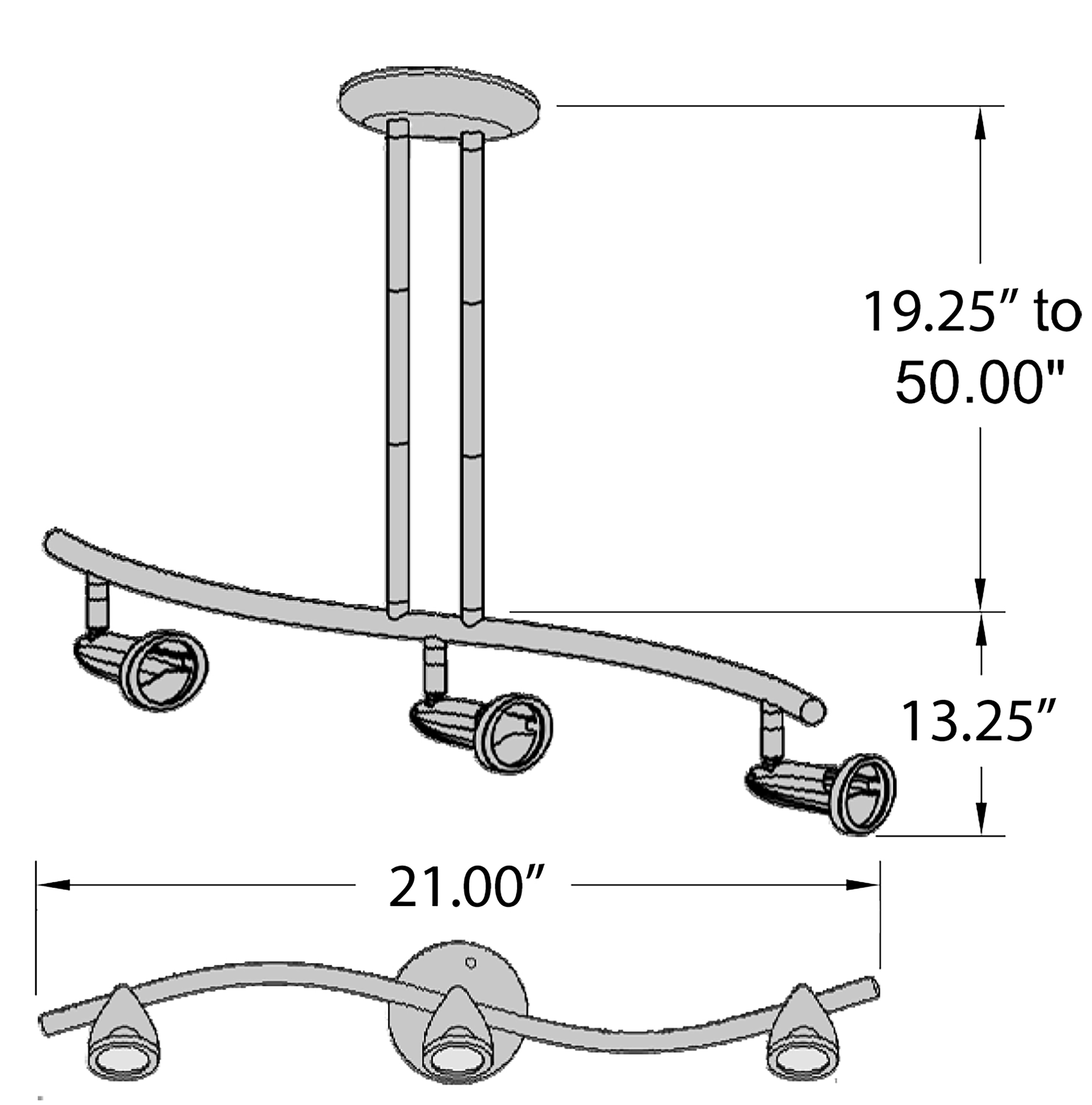 Access Lighting 52030-BS/OPL flushmounts - View #2