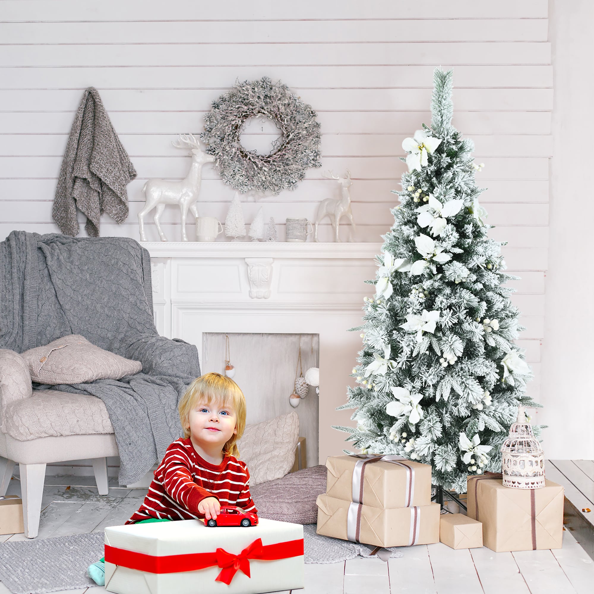 Costway CM23500 Artificial-Christmas-Trees - View #6