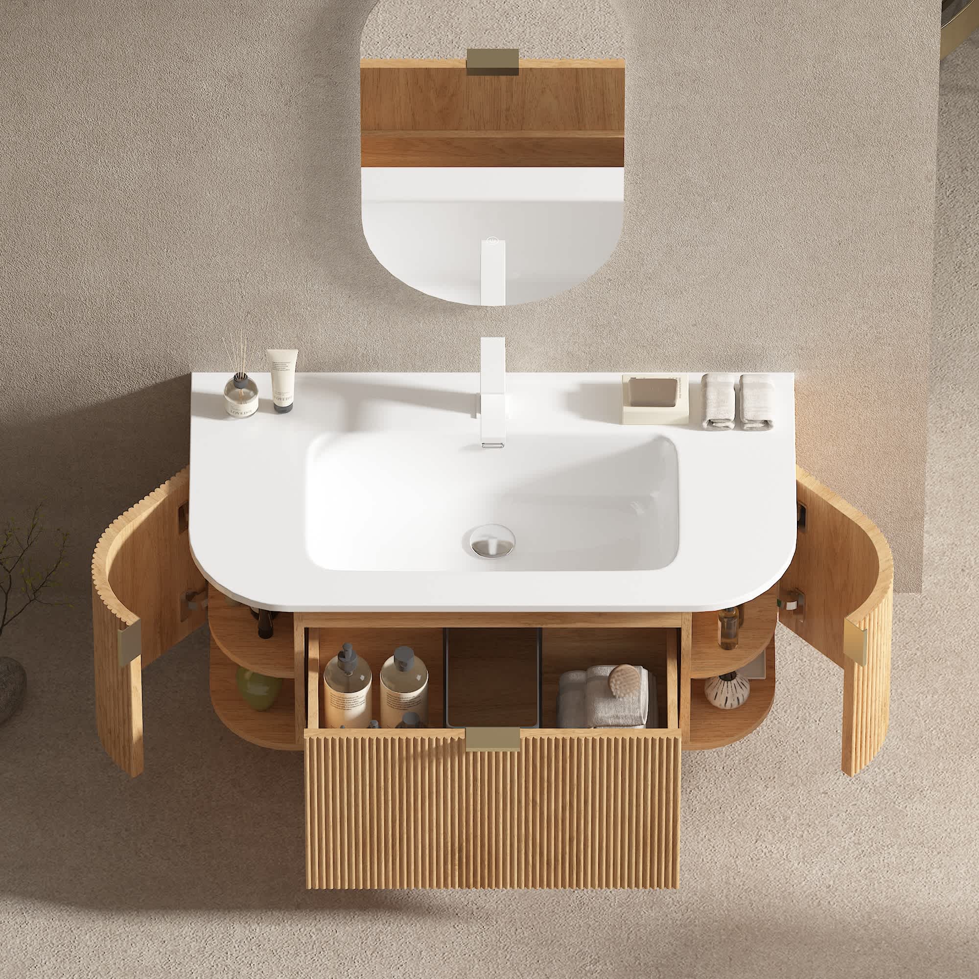 Misty Moon LW0406-SYJ-YSG-ZH09 Bath-Vanity-Combo - View #3