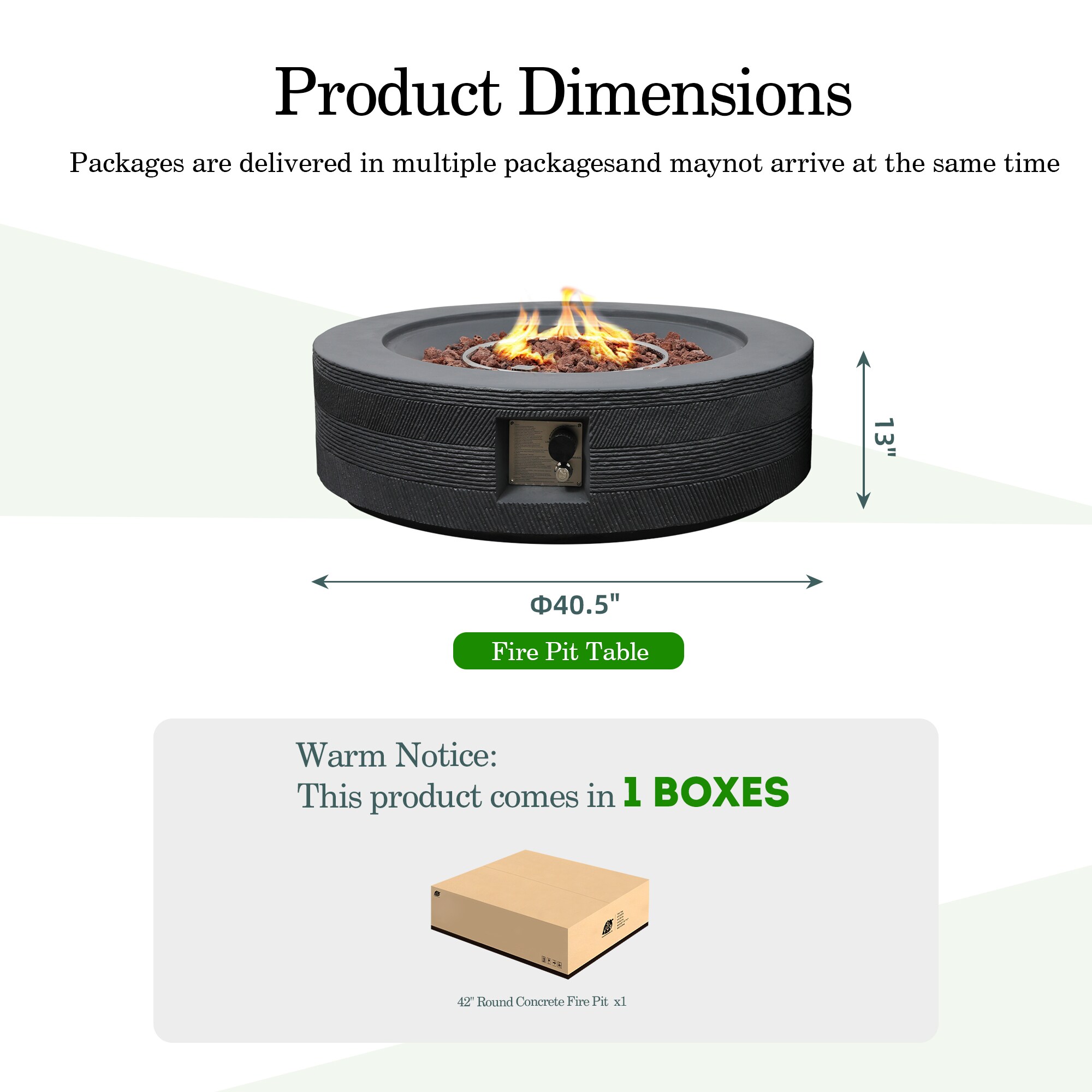 Patio Watcher BT-GS41H-OW-RGS Outdoor-Gas-Firepits - View #3