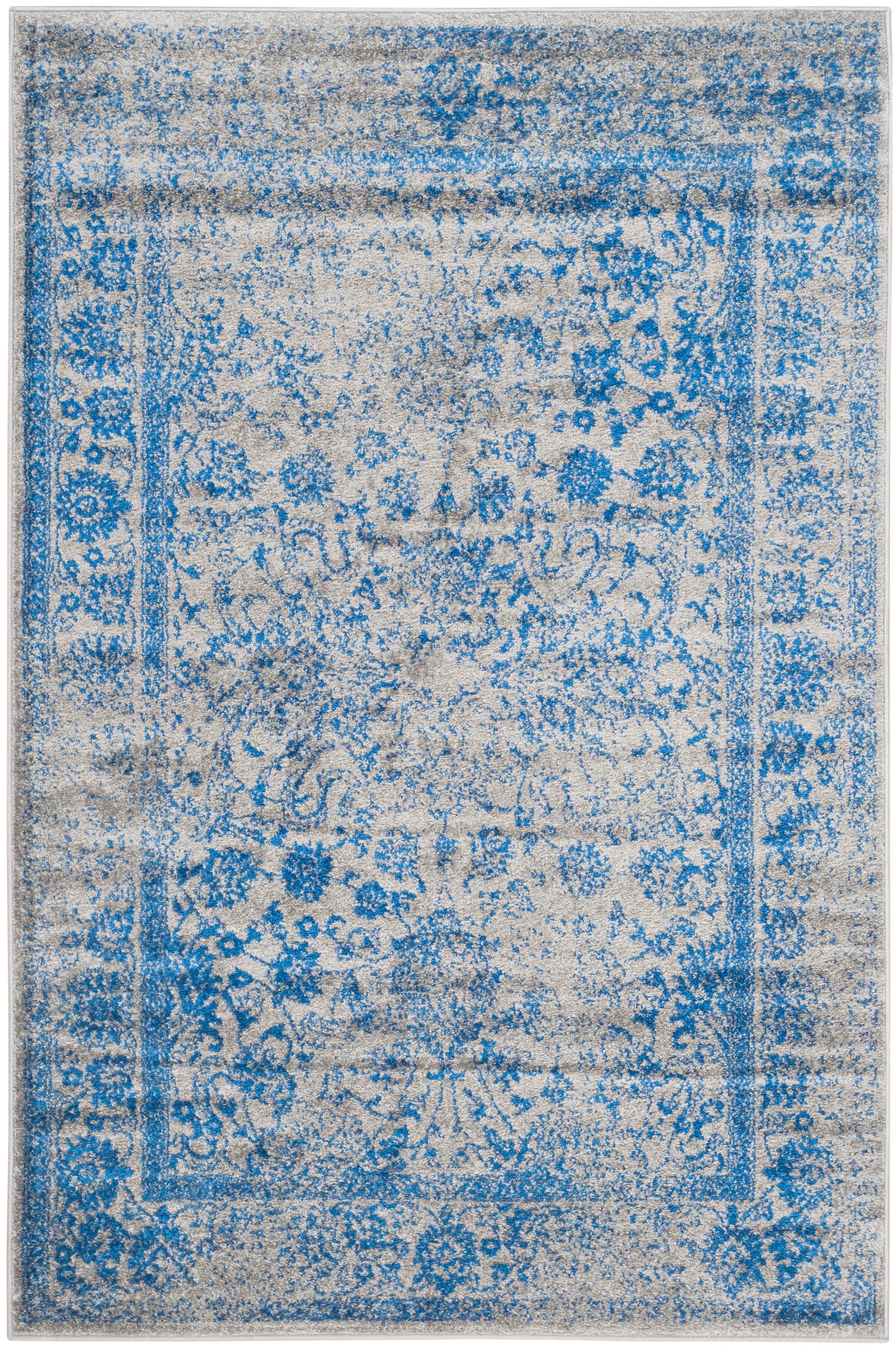 Safavieh ADR109A-1115 Adirondack Kashan 11 x 15 (ft) Loomed Polypropylene Gray/Blue Rectangular Indoor Distressed/Overdyed Vintage Area rug