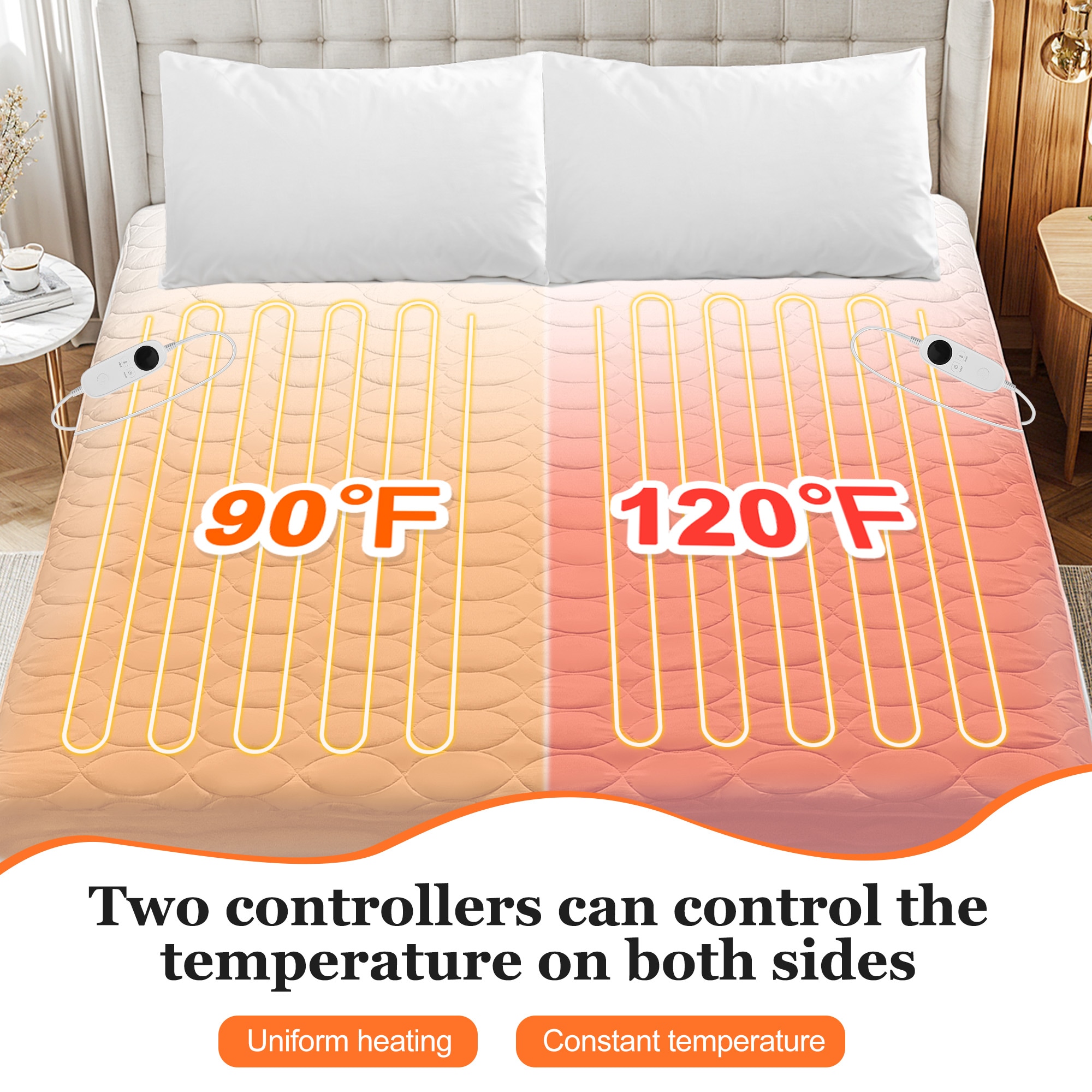 JEAREY JE-LXDRCL-WH-Q Mattress-Covers - View #3