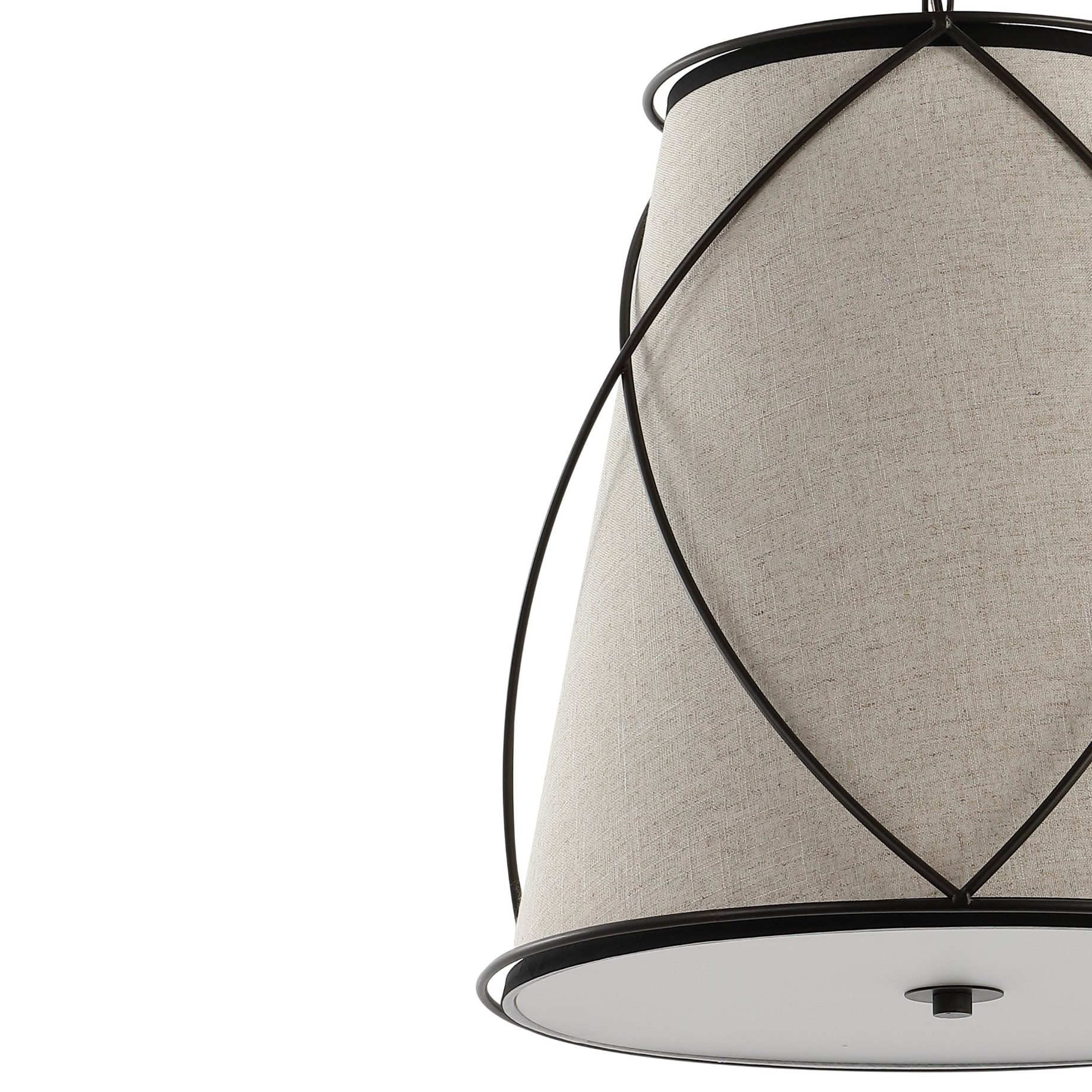 Milo 19" Rustic Farmhouse Bronze LED Pendant Light