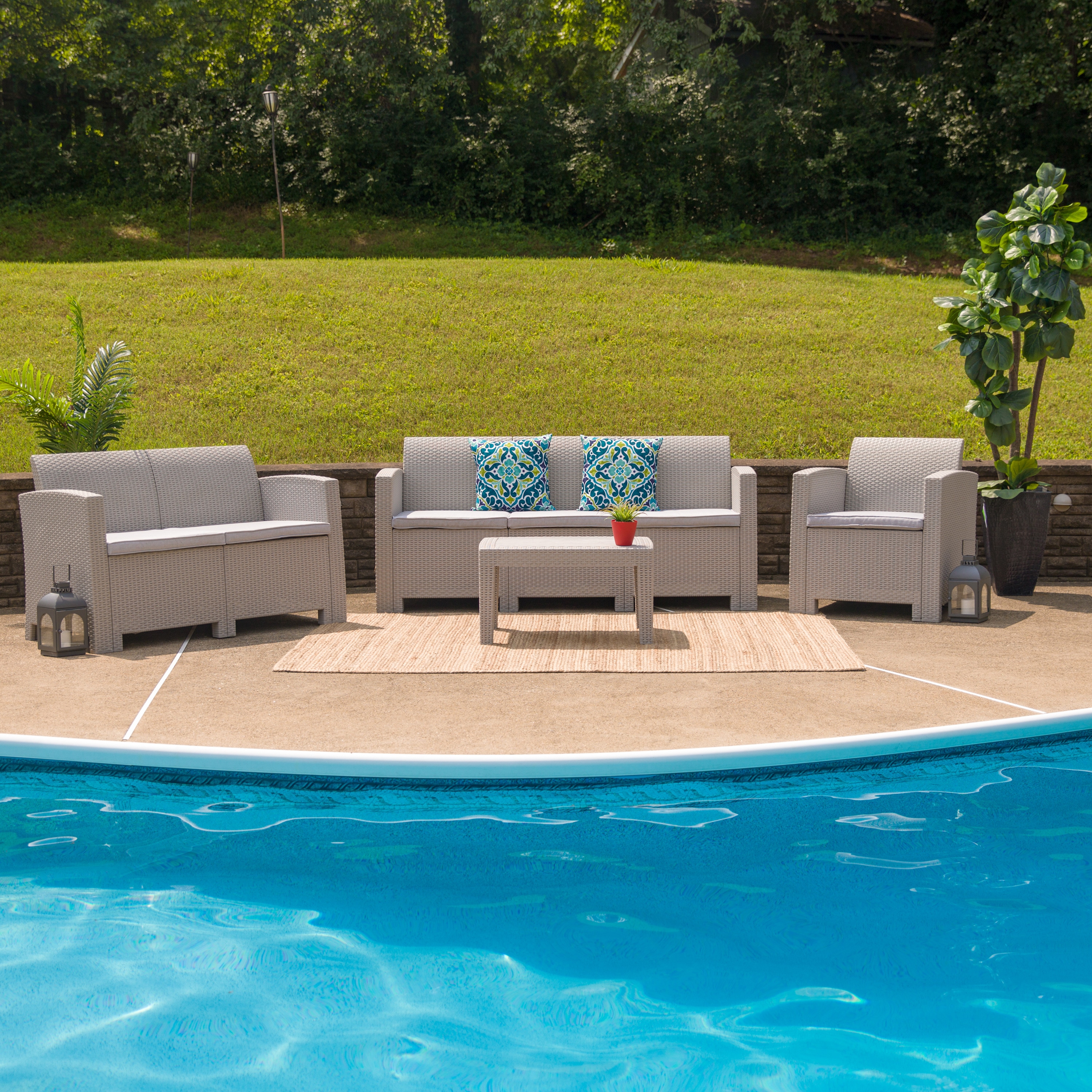Flash Furniture 889142215752 Patio-Conversation-Sets - View #3