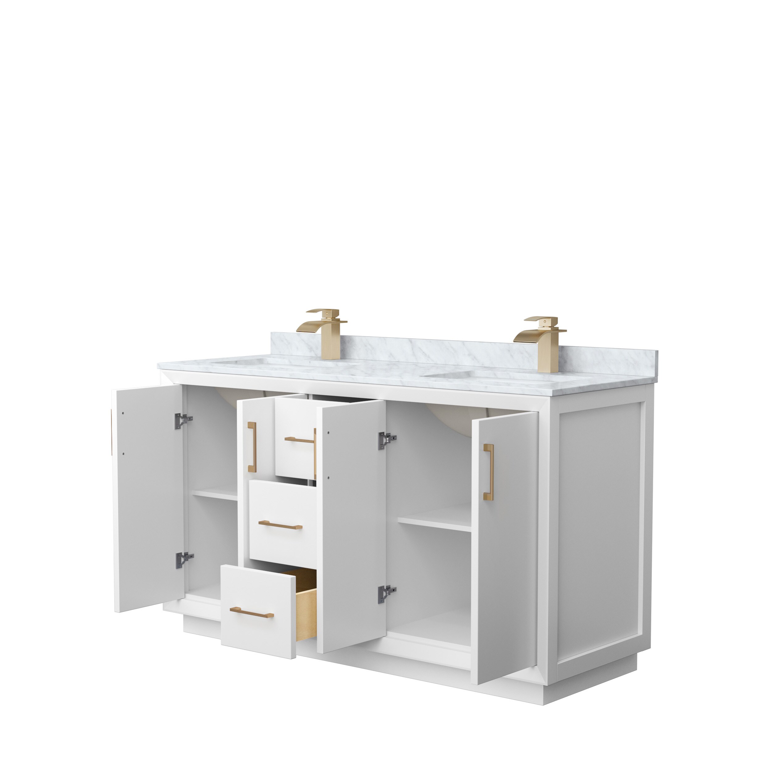 Wyndham Collection WCF414160DWZCMUNSMXX Bath-Vanity-Combo - View #2
