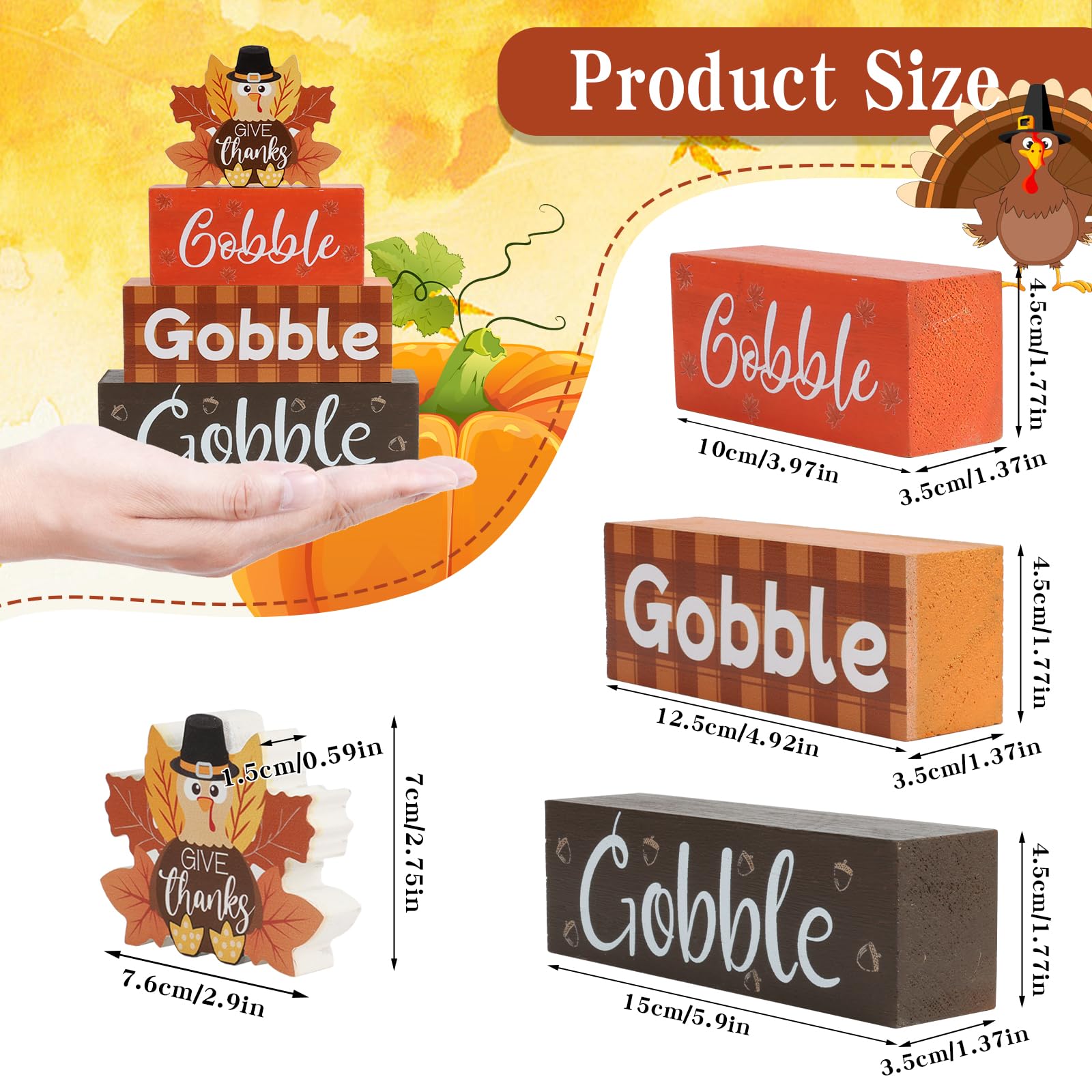 LAIFUCAM LLA0825L0437 Indoor-Thanksgiving-Decor - View #2
