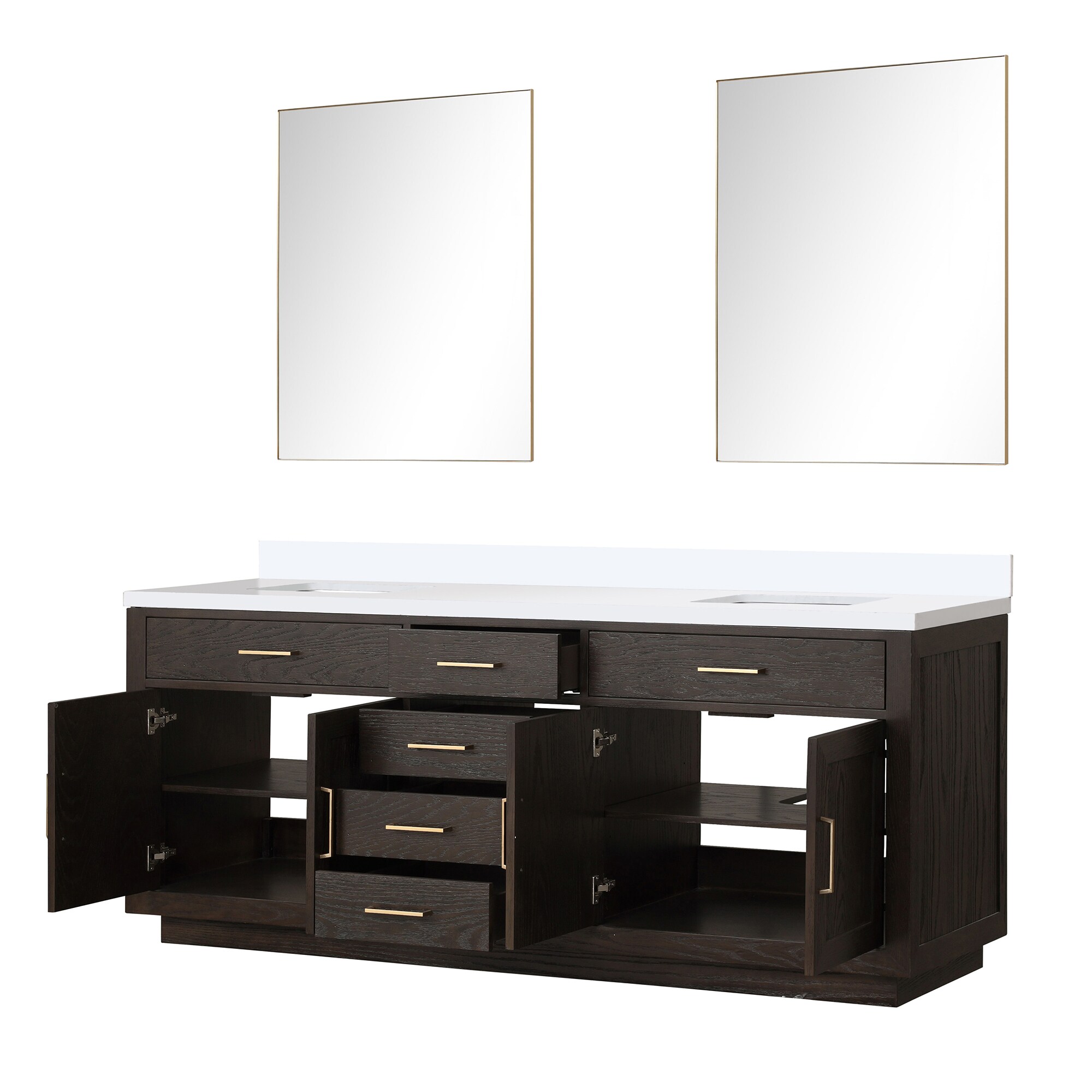 Lexora LVGI84DK310 Bath-Vanity-Combo - View #3