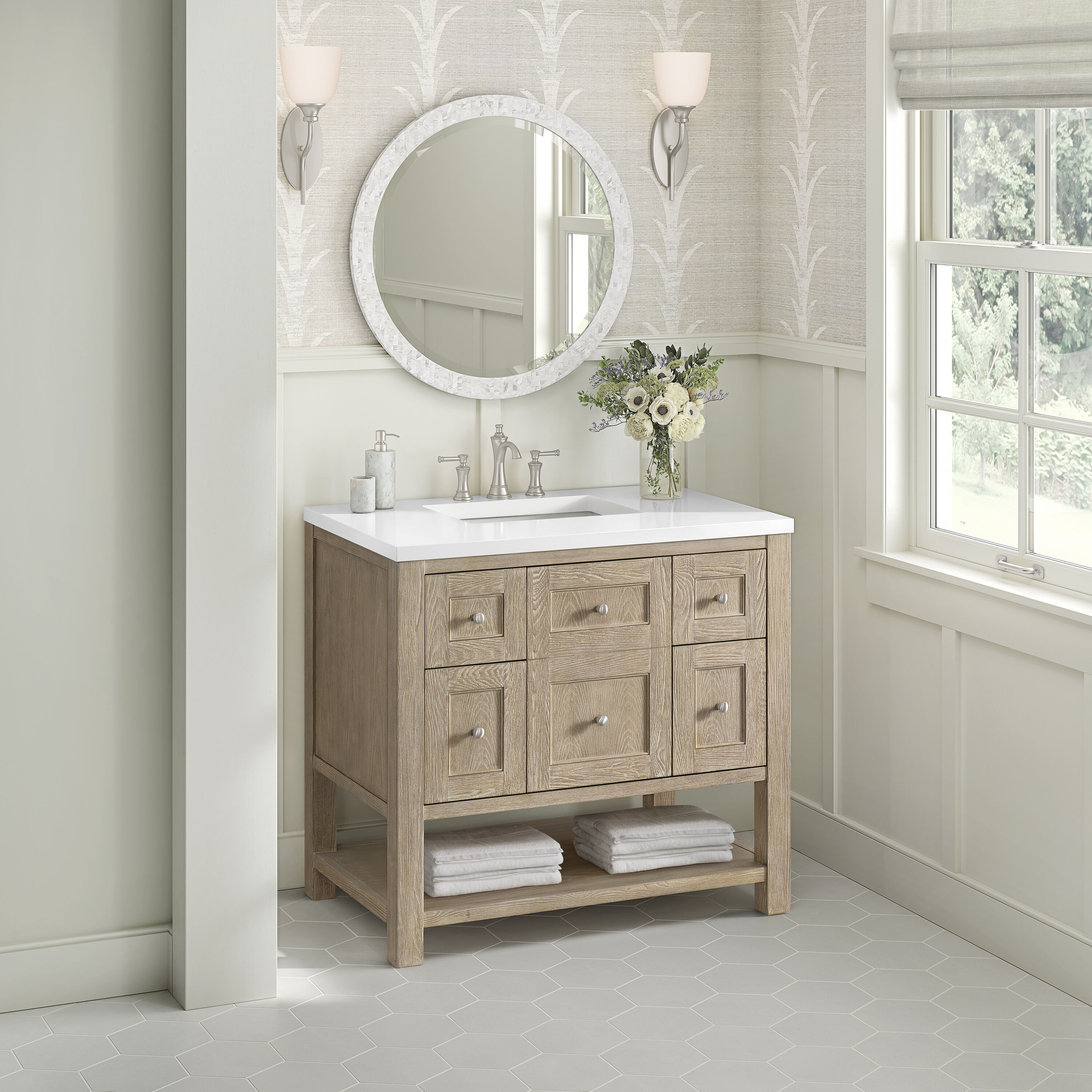 James Martin Vanities 330-V36-WWO-3WZ Bath-Vanity-Combo - View #3