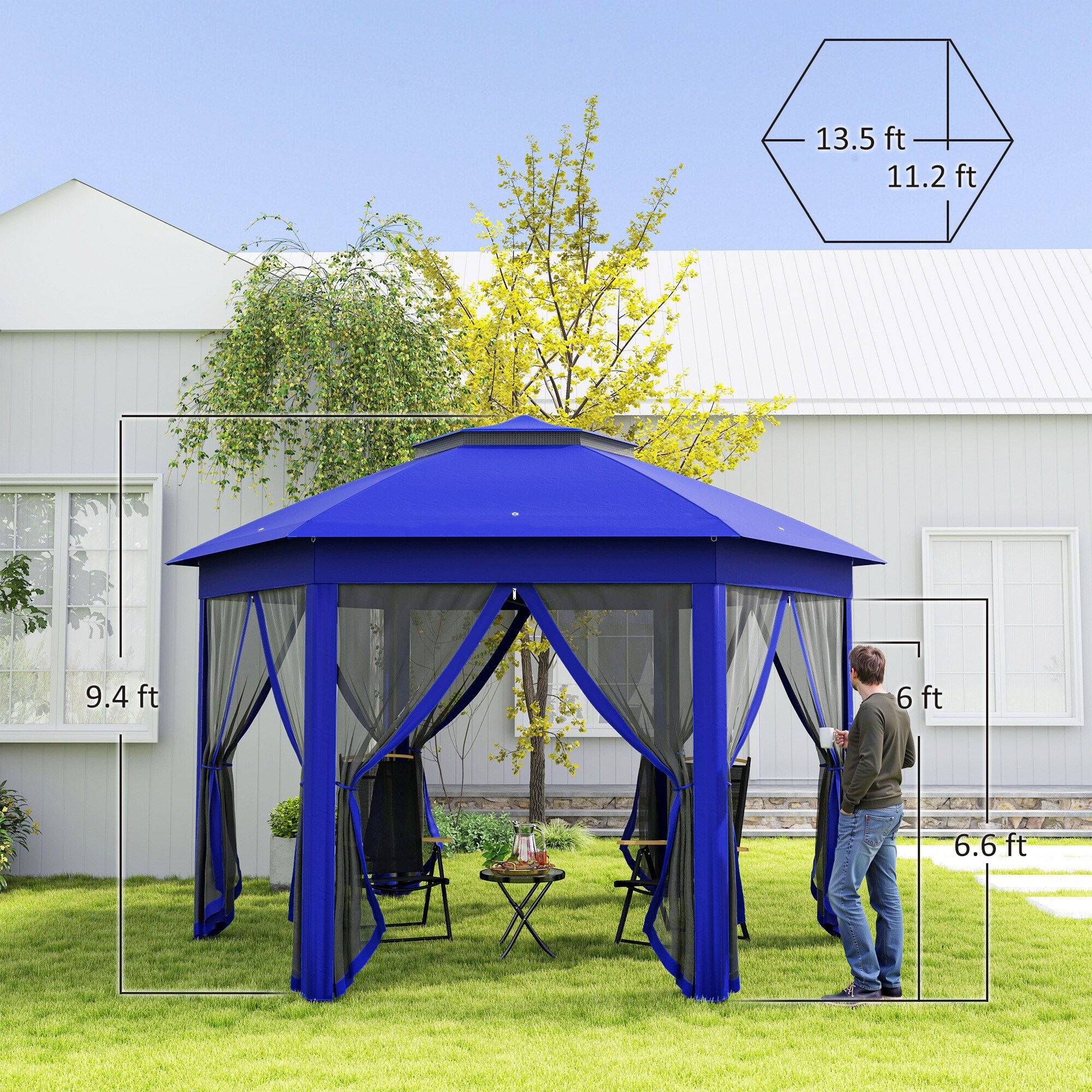 LUXEYARD DS-M-BAC06896 Wood-Resin-Gazebos - View #5