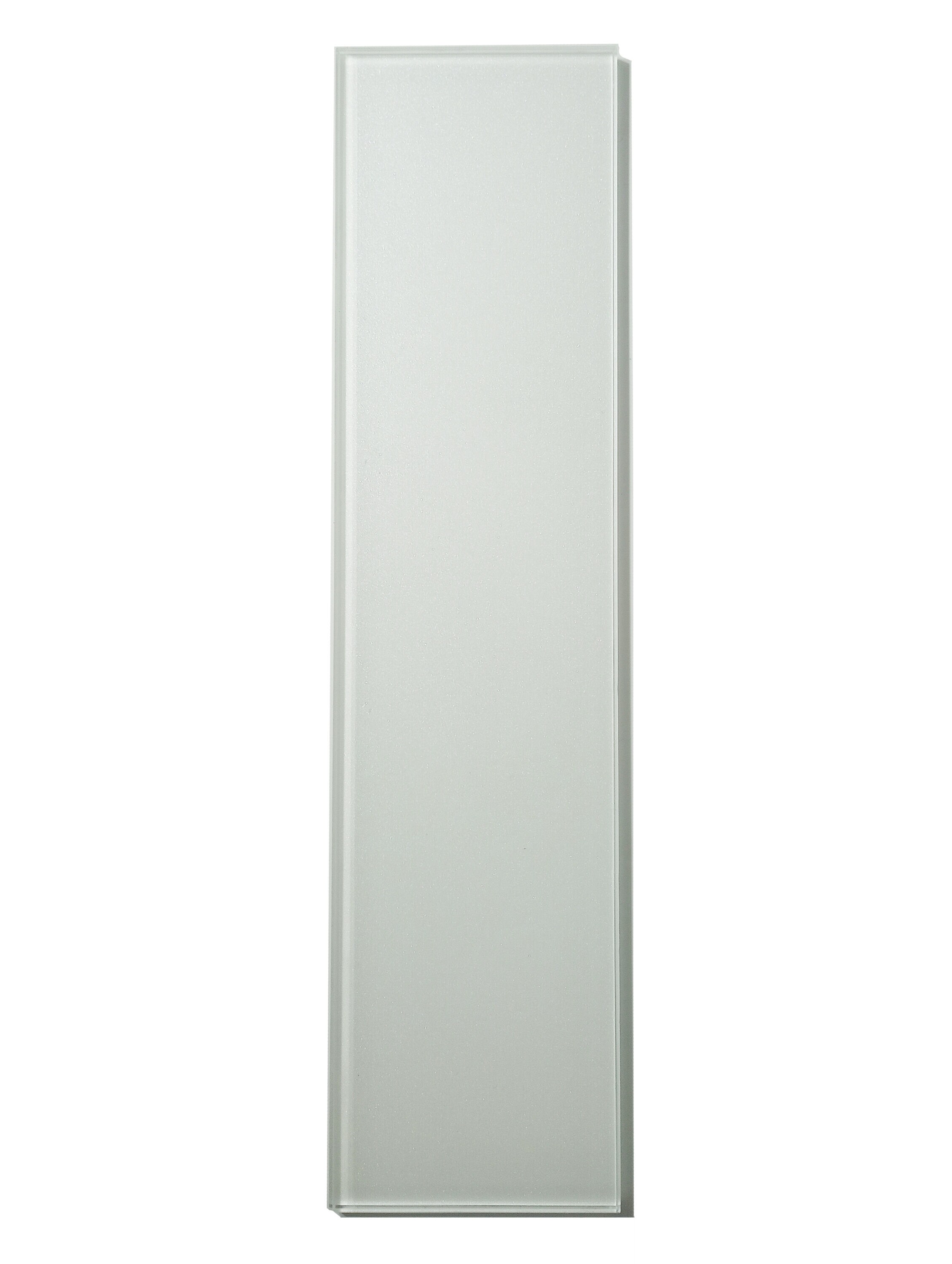 Abolos LWSFOG0312-EW Custom Decor Shimmering white 3-in x 12-in Glossy Glass Subway Standard Wall Tile ( 10.5-sq ft Carton )