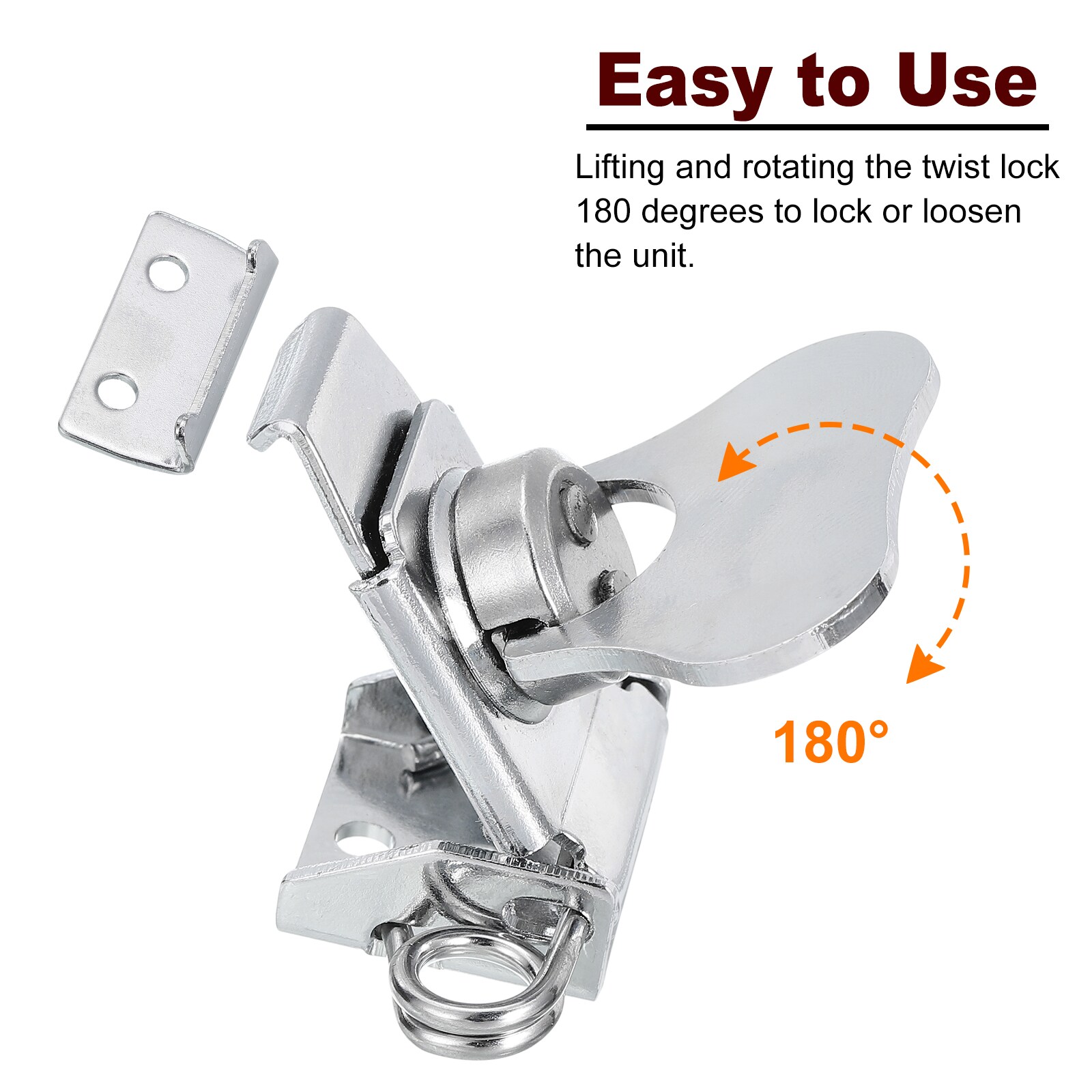 Unique Bargains S25093001UX7209 Cabinet-Latches - View #4