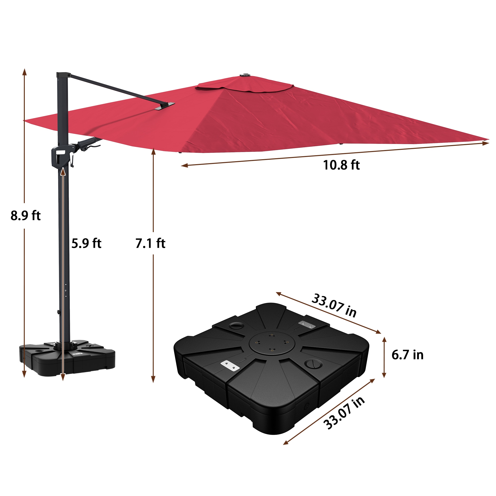 CASAINC WF-HW66745RE+ Umbrellas-2 - View #8
