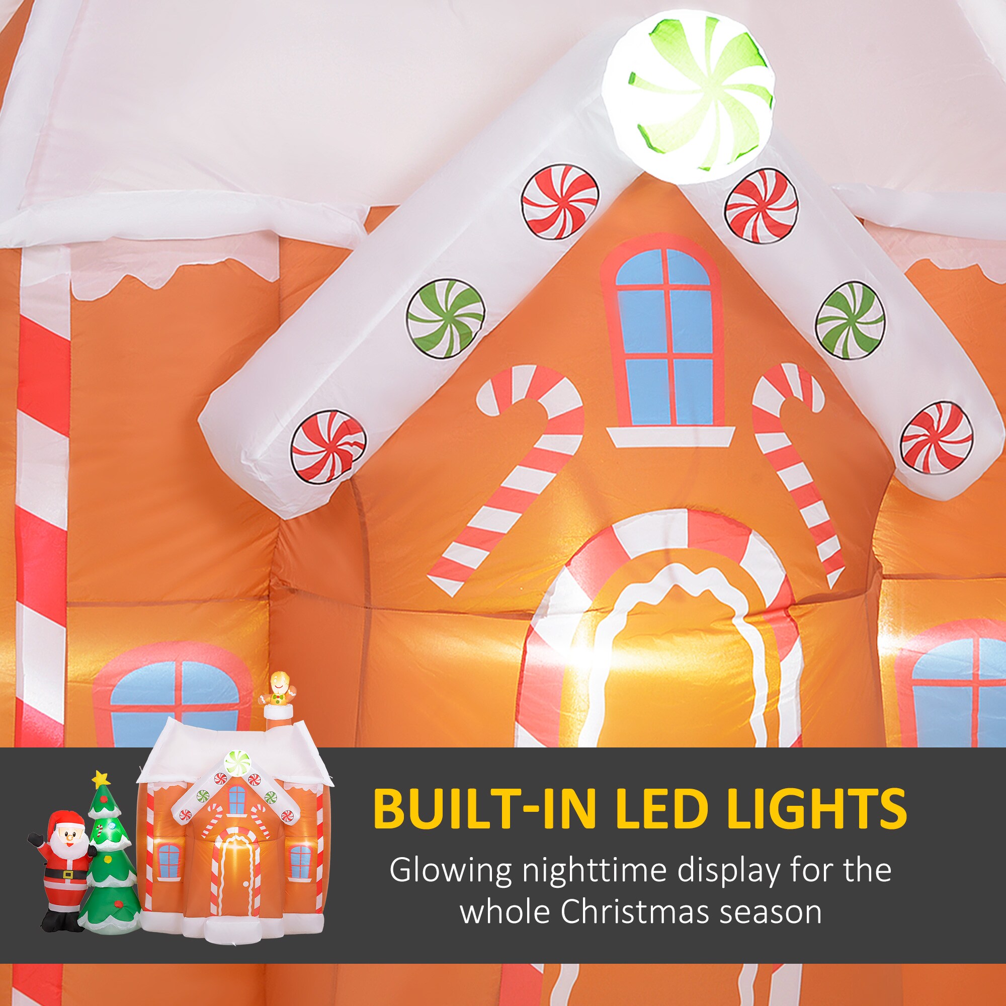 Outsunny 844-953V80MX Christmas-Inflatables - View #9