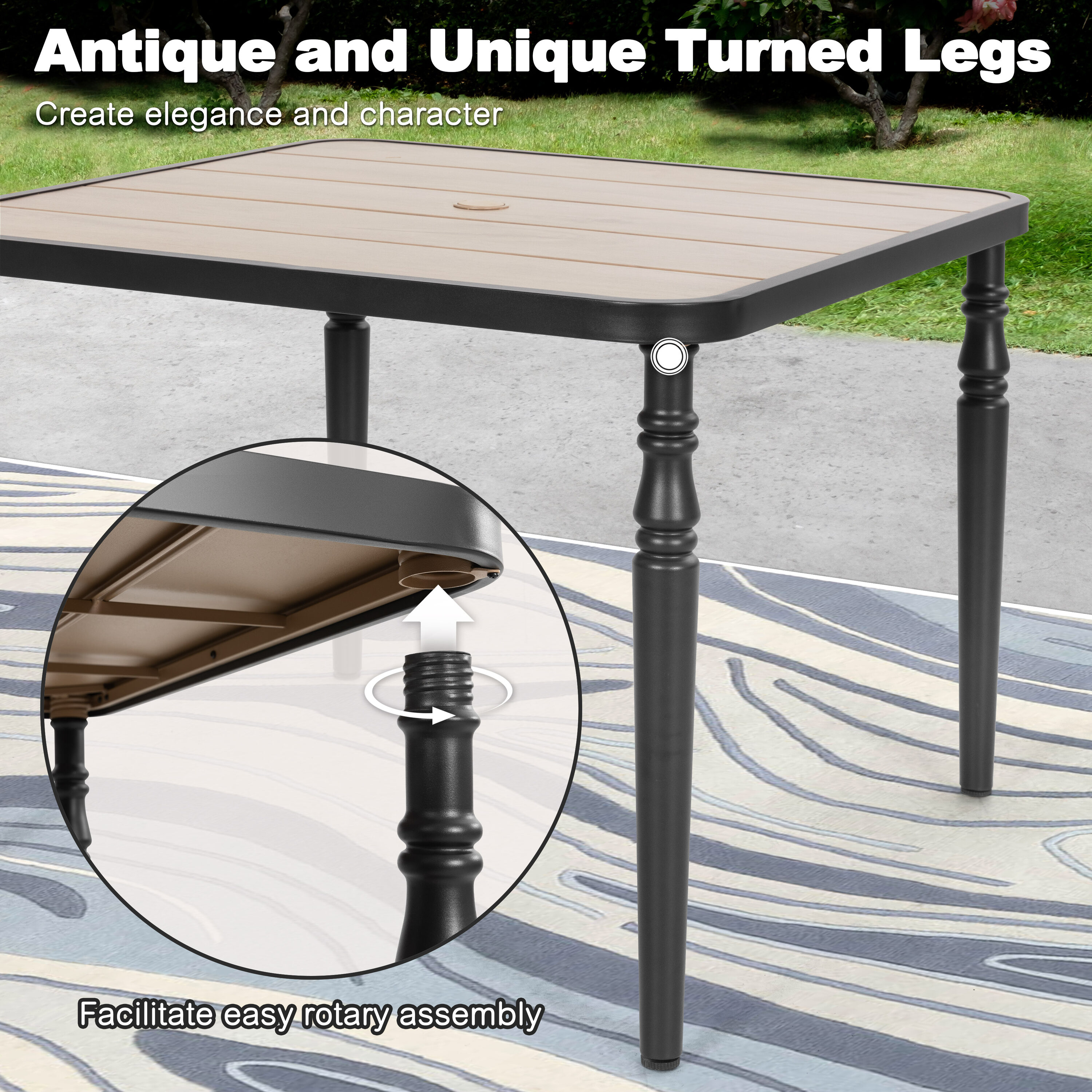 Nuu Garden SID001-T322 Patio-Dining-Sets - View #12