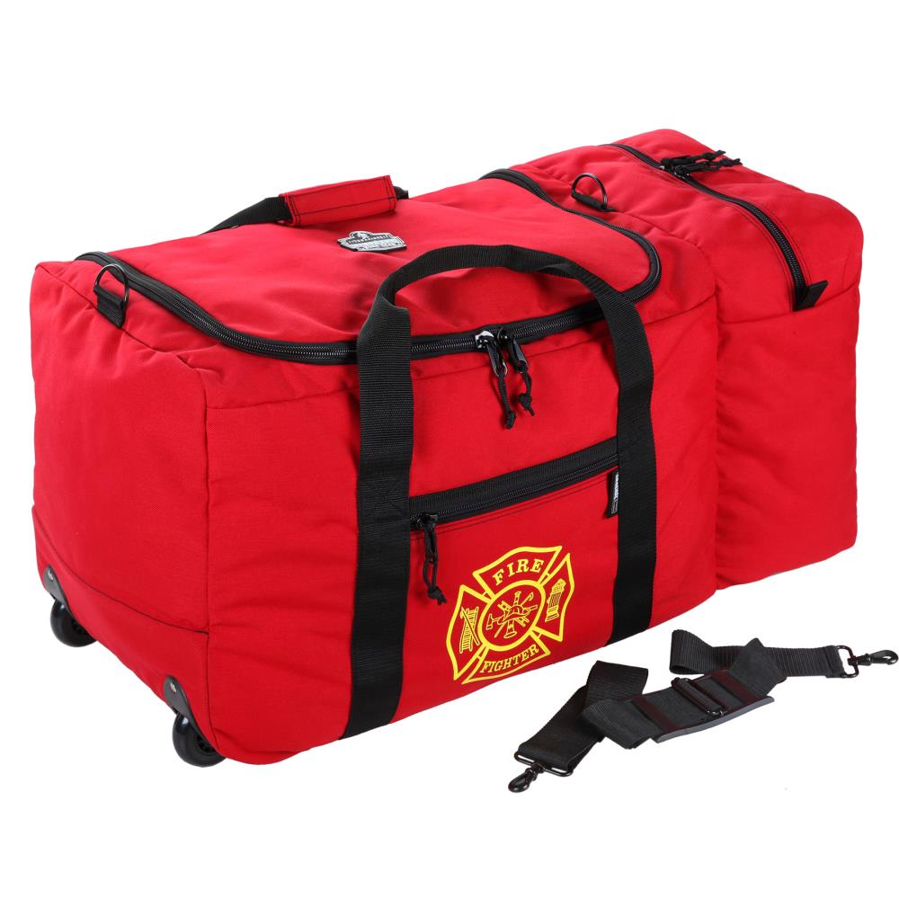 Arsenal Red Nylon Zippered Tool Bag 13.5-in Small Size with Exterior Pockets 13205 Sansujyuku sansujyuku.com