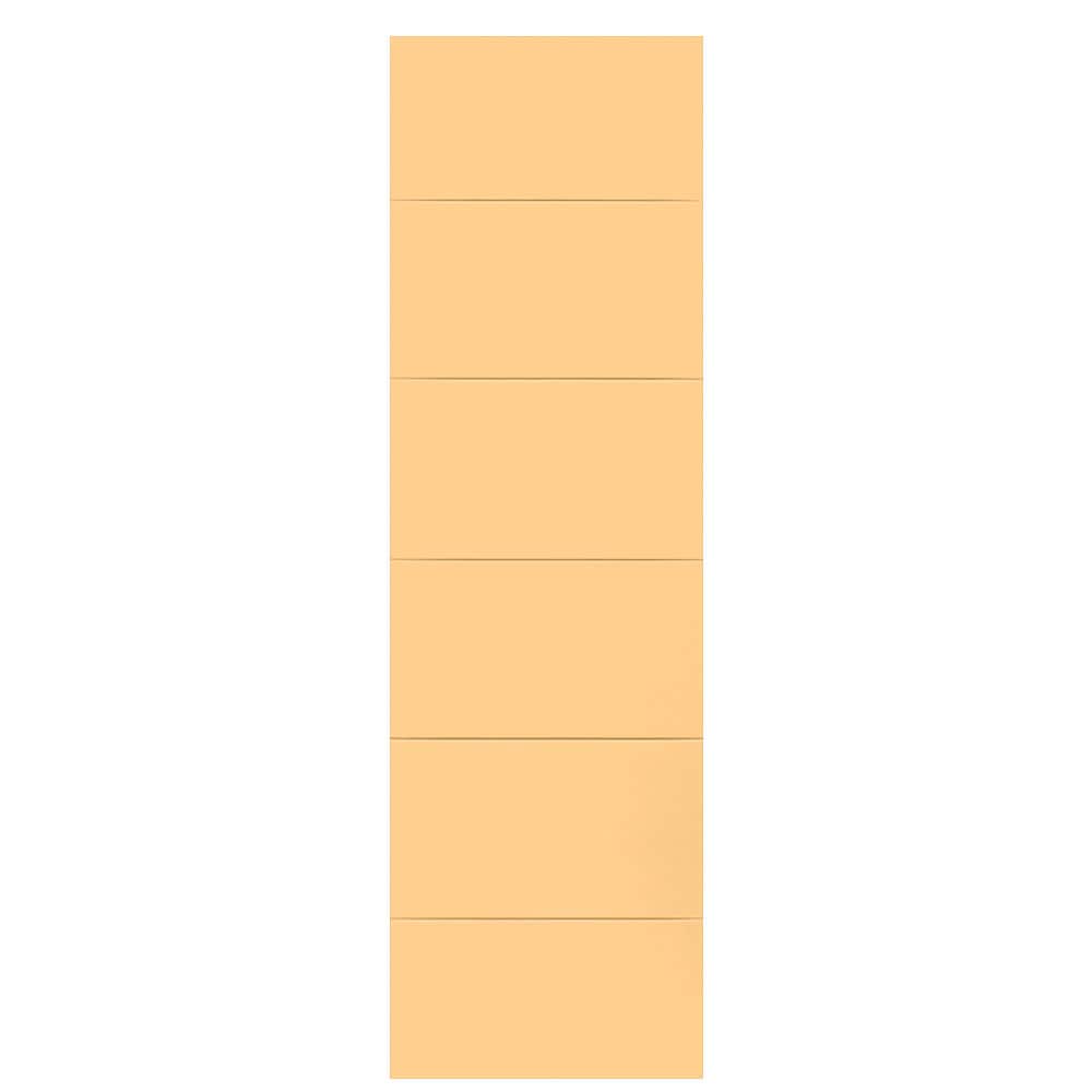 Masonite 1446537 Melrose 24-in x 80-in Marigold Flush Smooth Solid core Prefinished Molded composite Slab Door