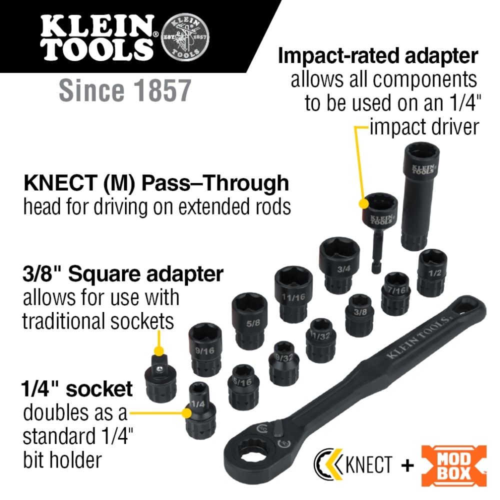 Klein Tools 65400 Socket-Sets - View #2