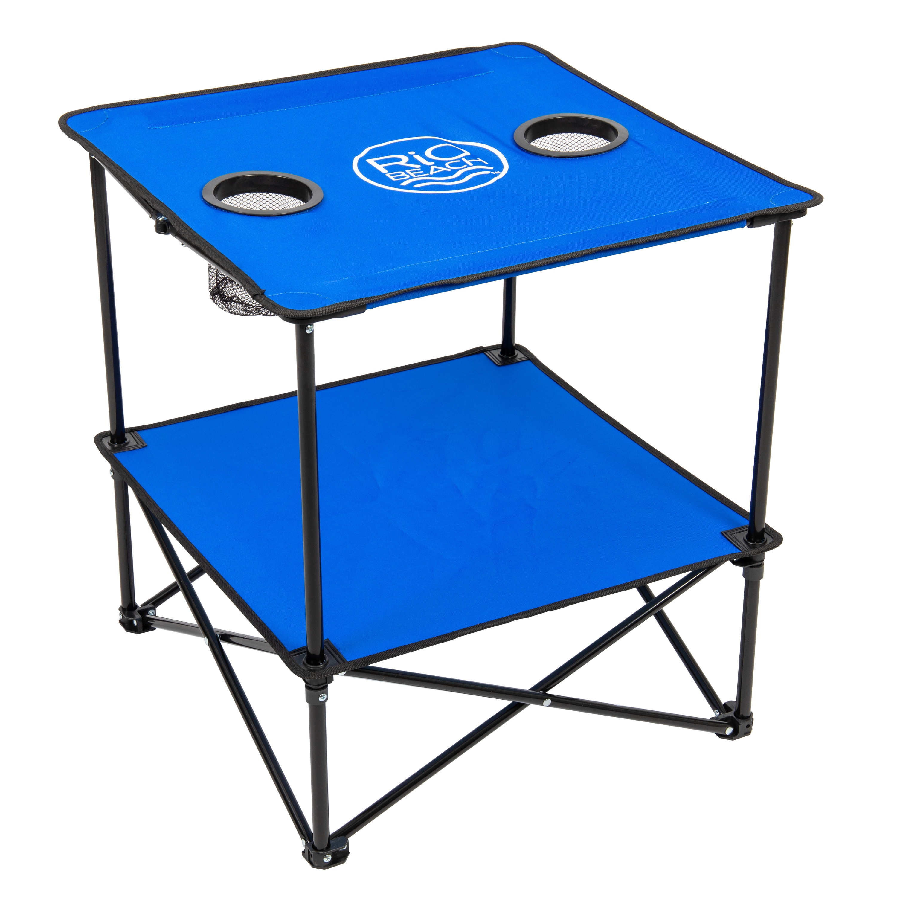 RIO Brands Polyester Blue Folding Beach Chair FTS22-46-1 at Lowes.com