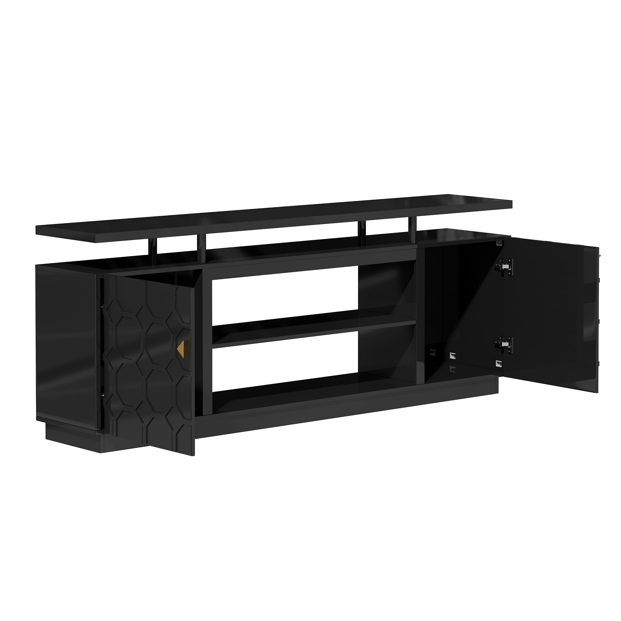 Clihome CL-TVLD36-BK Tv-Stands - View #3